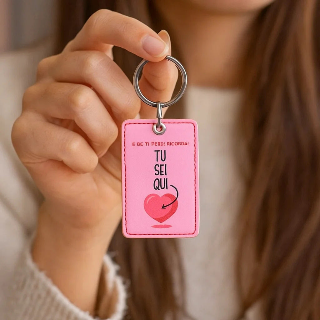 Portachiavi Tu Sei Qui - Brand Gioielli