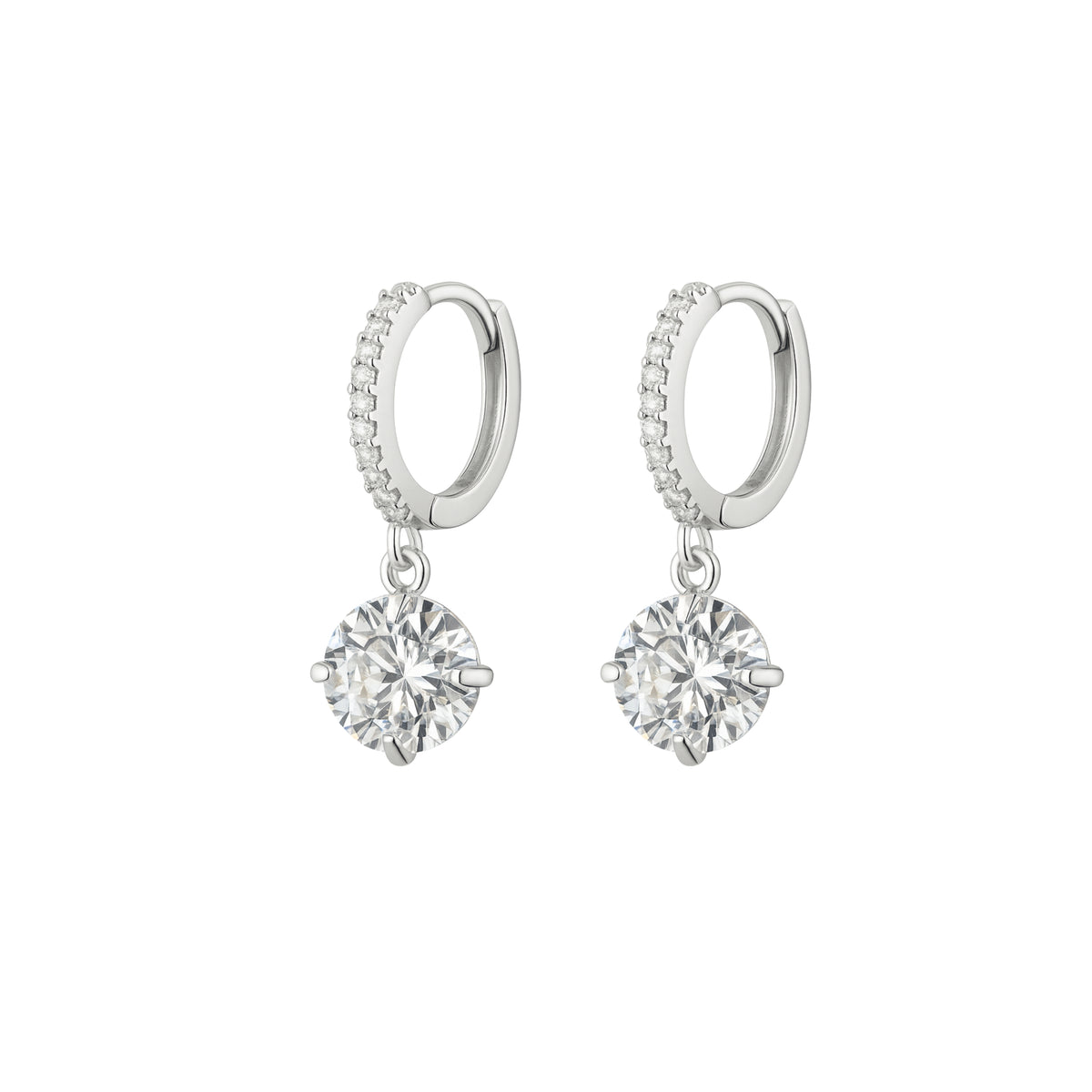 Coppia di Orecchini Punto Luce in Argento 925 - Les Folies