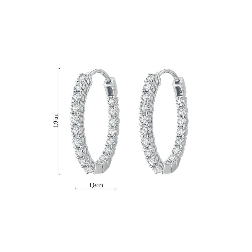 Coppia Di Orecchini_Argento 925 "CRYSTAL"