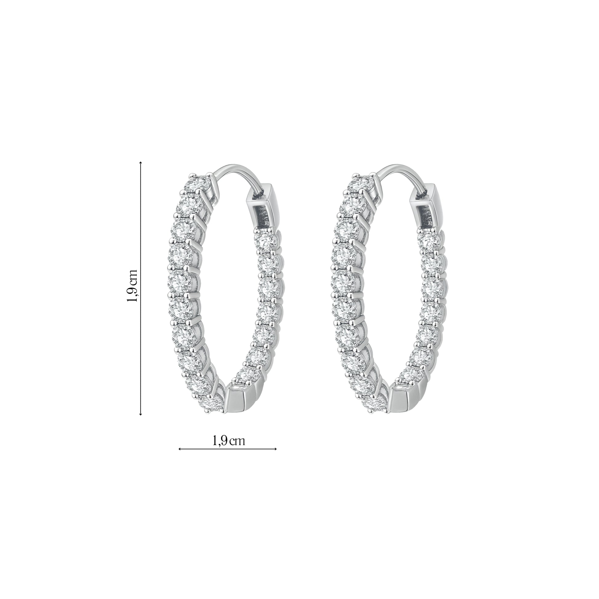 Coppia Di Orecchini_Argento 925 "CRYSTAL"