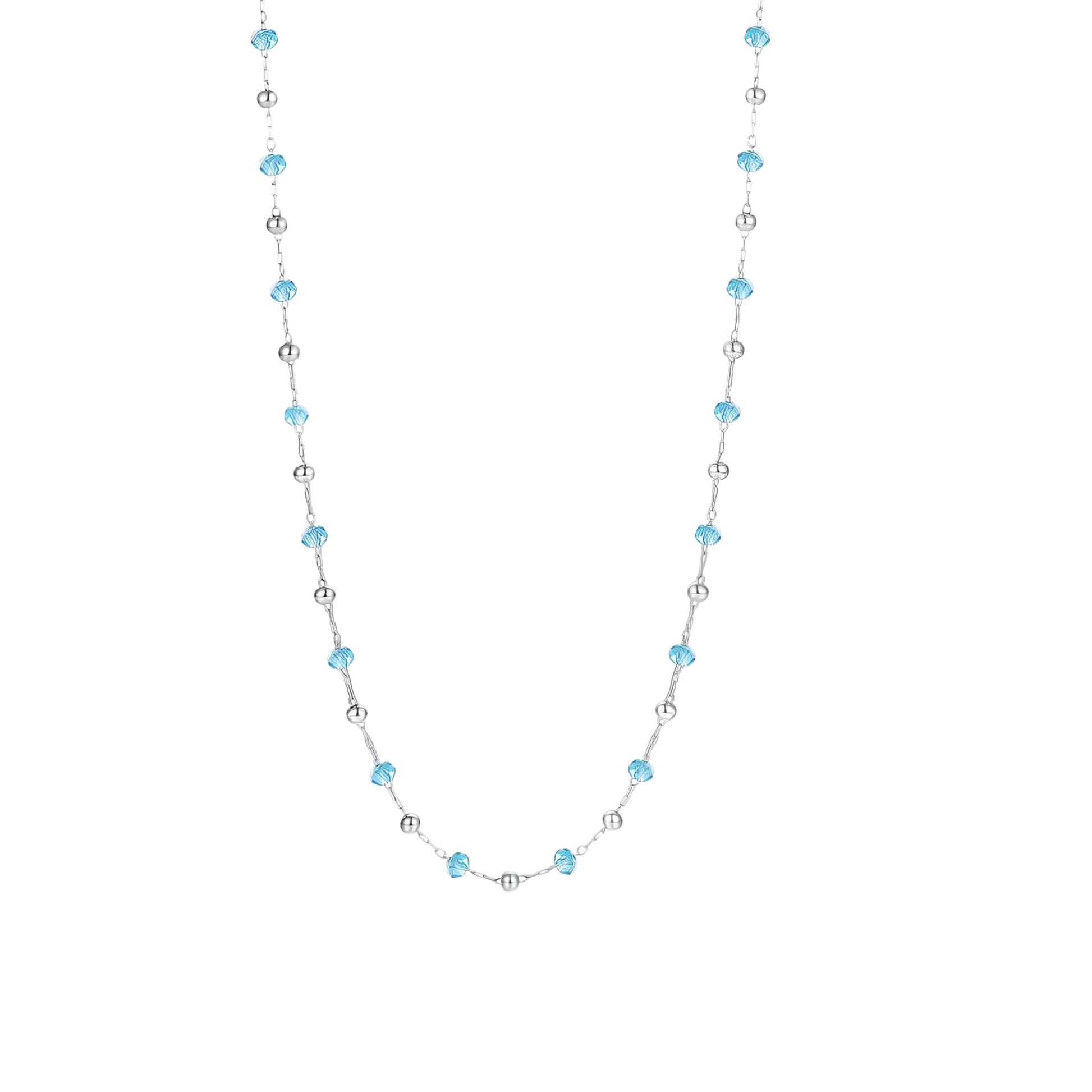 Collana Cristalli in Acciaio Inox - Brand Gioielli