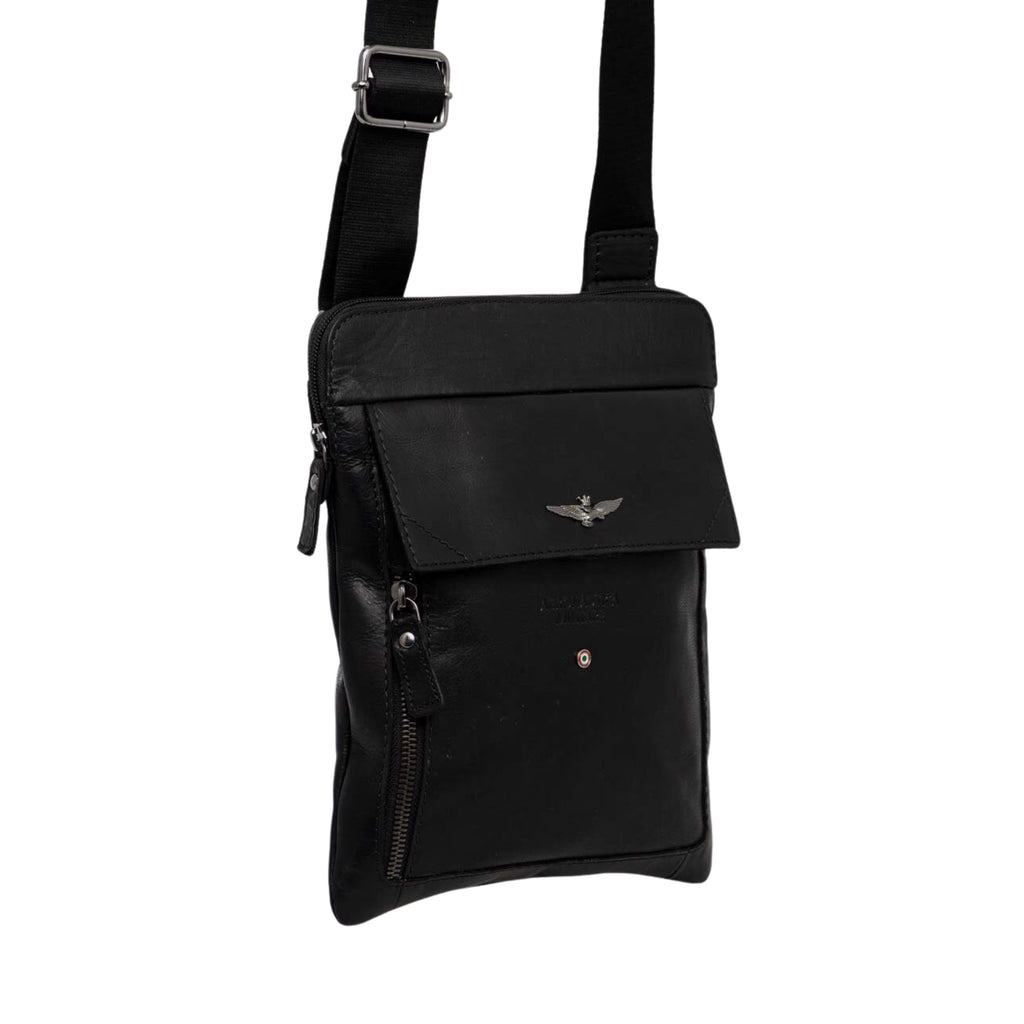 Tracolla Porta Tablet in Vera pelle Vintage - Aeronautica Militare