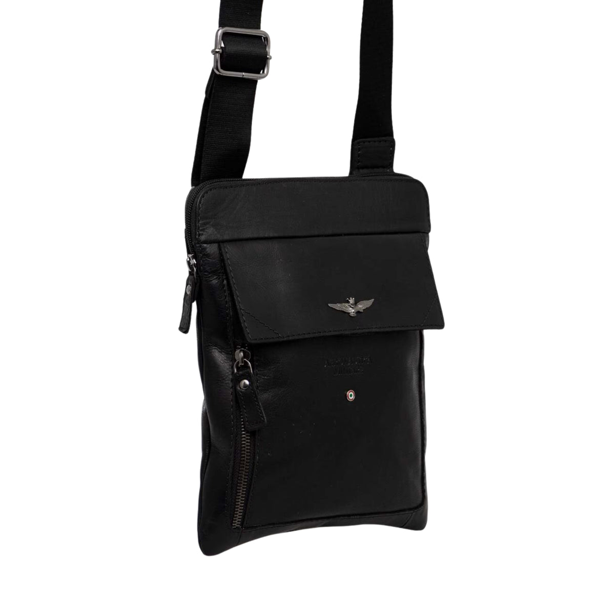 Tracolla Porta Tablet in Vera pelle Vintage - Aeronautica Militare