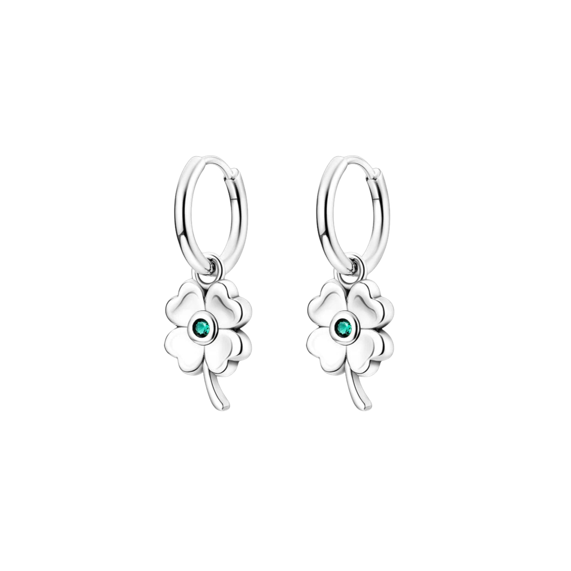 Coppia Di Orecchini_Argento 925 "QUADRIFOGLIO"