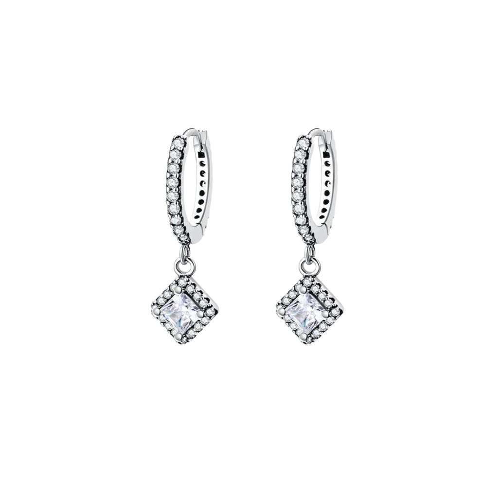 Coppia Di Orecchini_Argento 925 "ROMBO"