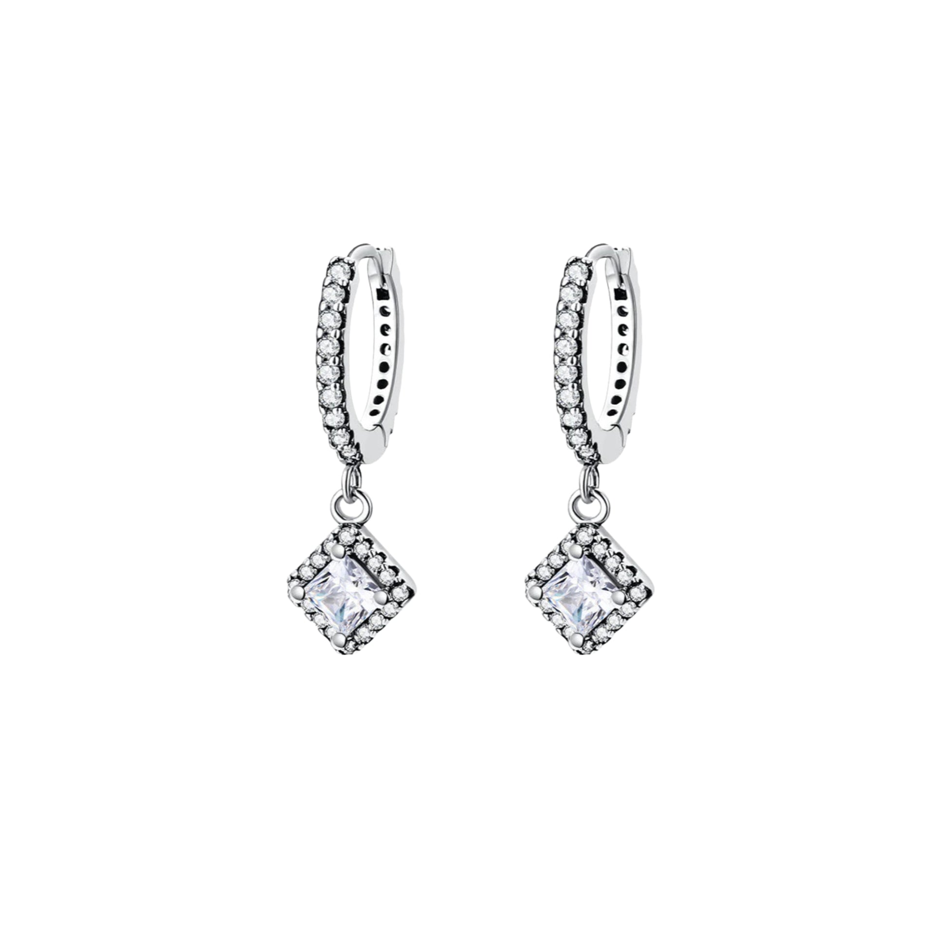 Coppia Di Orecchini_Argento 925 "ROMBO"