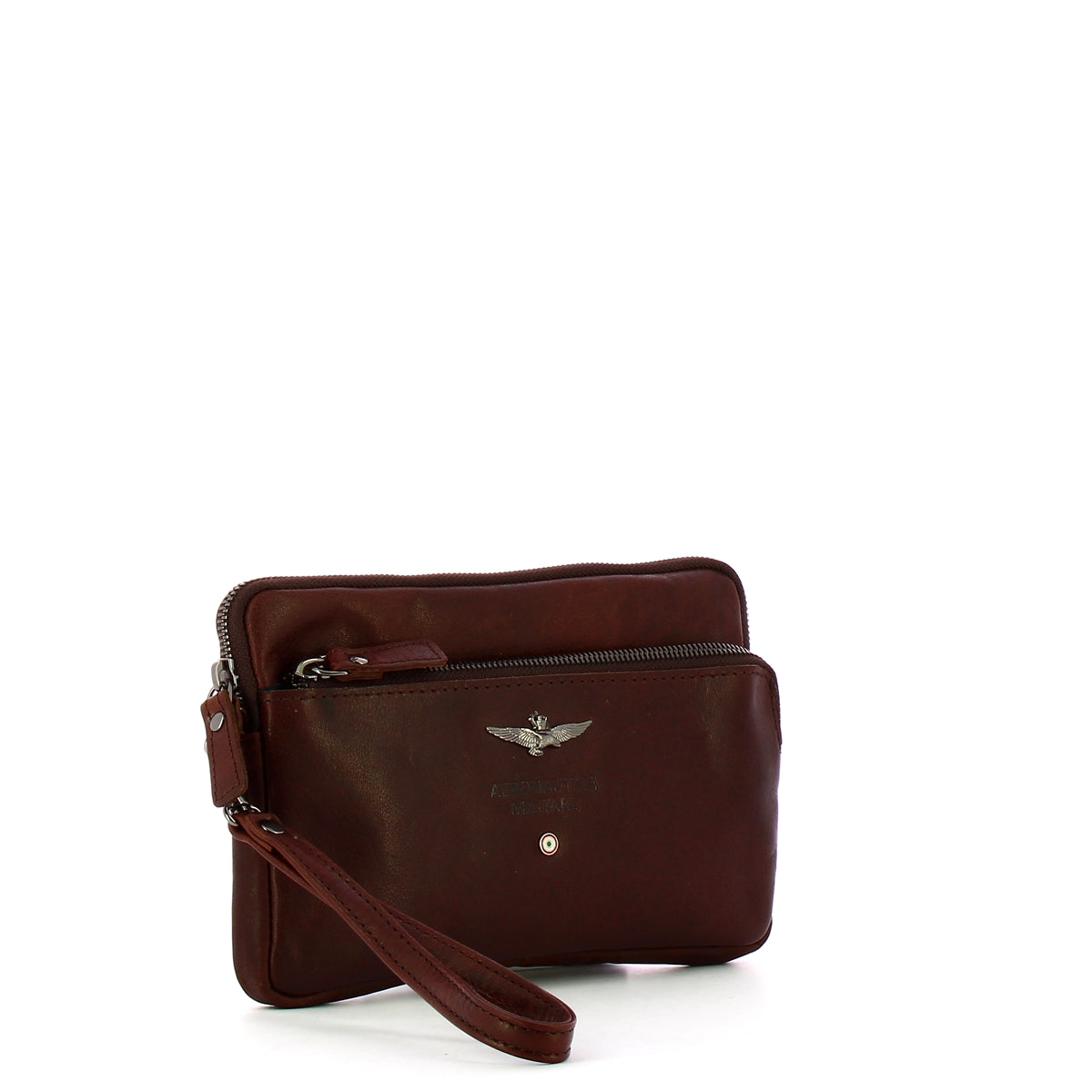 Pochette in Vera pelle Vintage - Aeronautica Militare