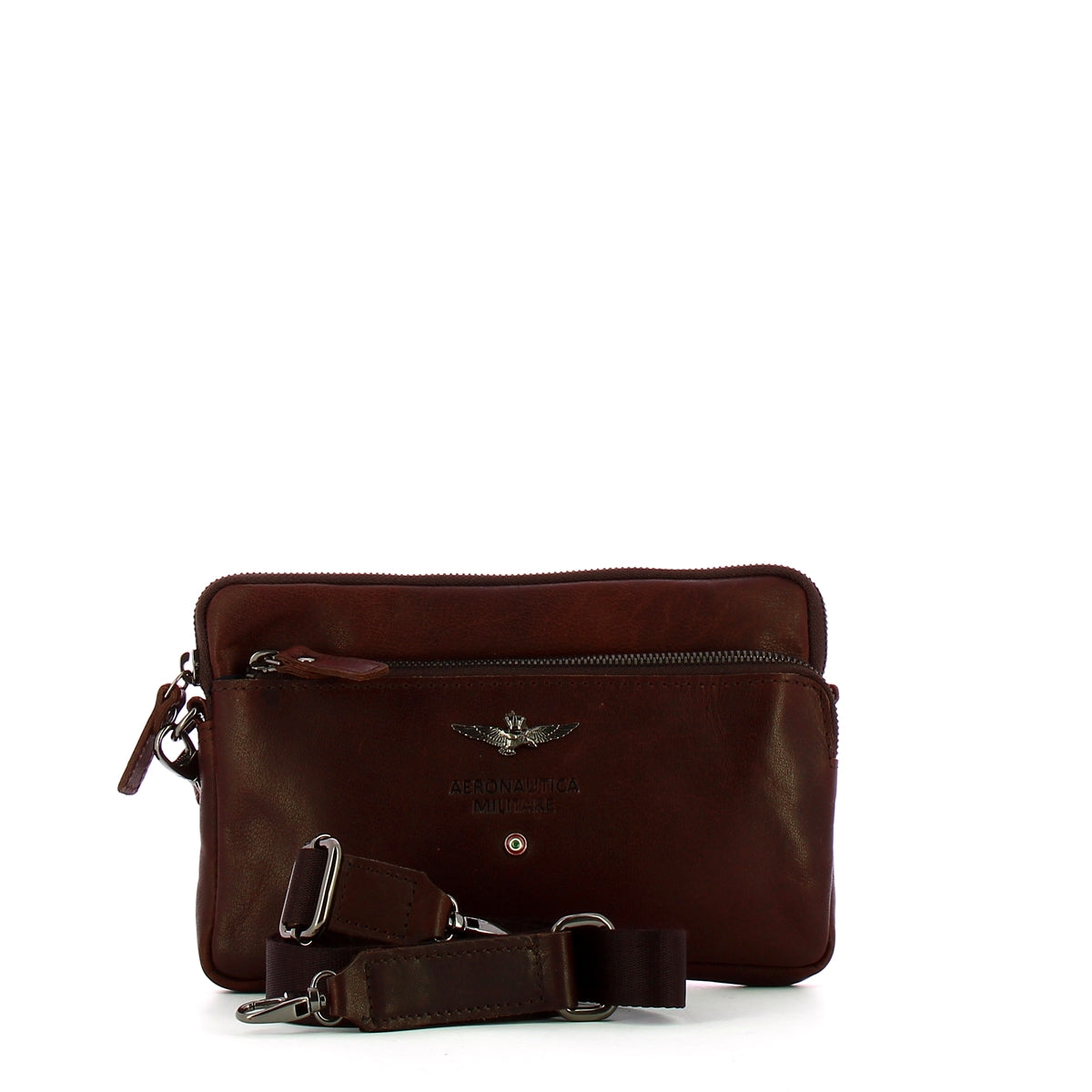 Pochette in Vera pelle Vintage - Aeronautica Militare