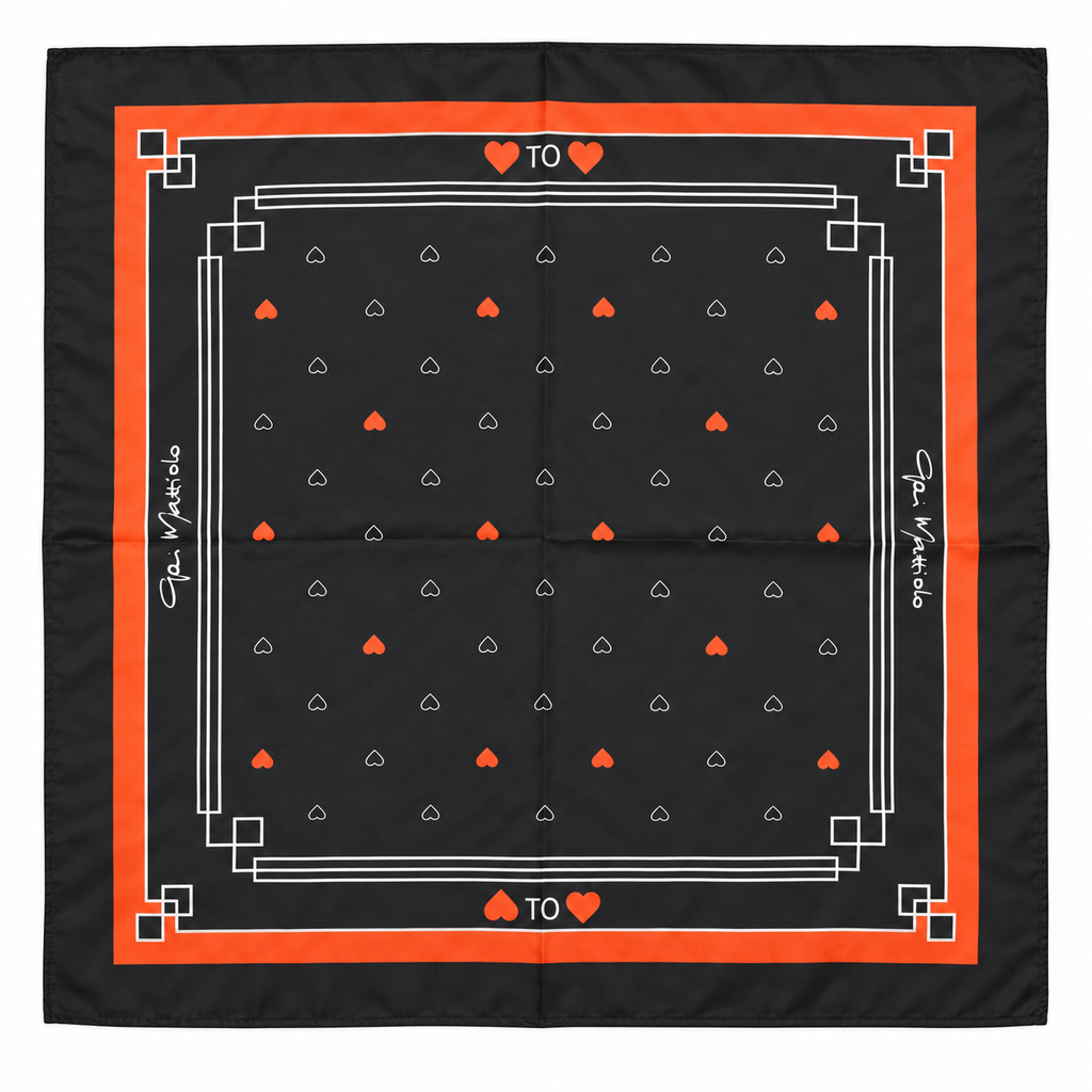 Foulard Dieci di Cuori Love to Love by Gai Mattiolo 60 × 60 cm
