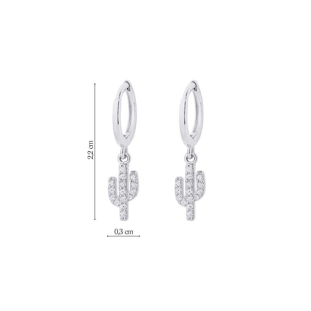 Coppia Di Orecchini_Argento 925 "CACTUS"