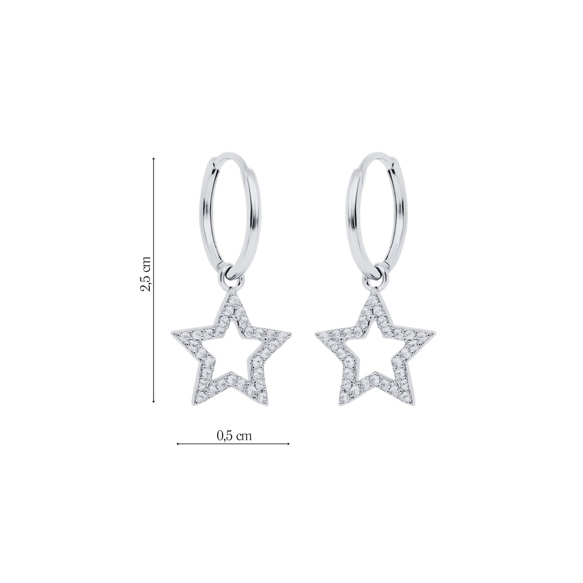 Coppia Di Orecchini_Argento 925 "STELLA"