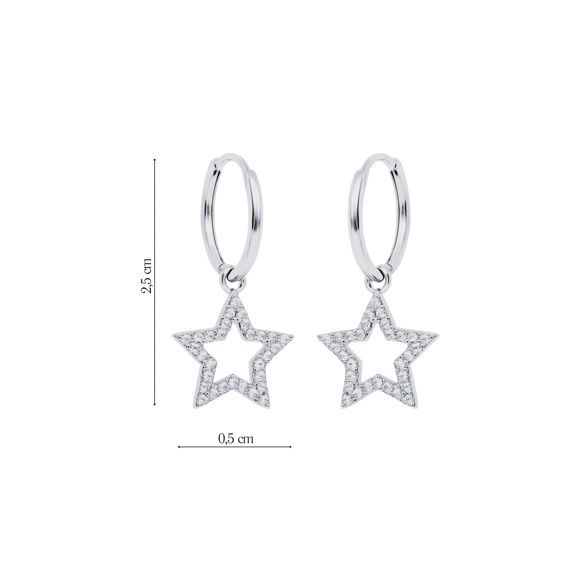 Coppia Di Orecchini_Argento 925 "STELLA"