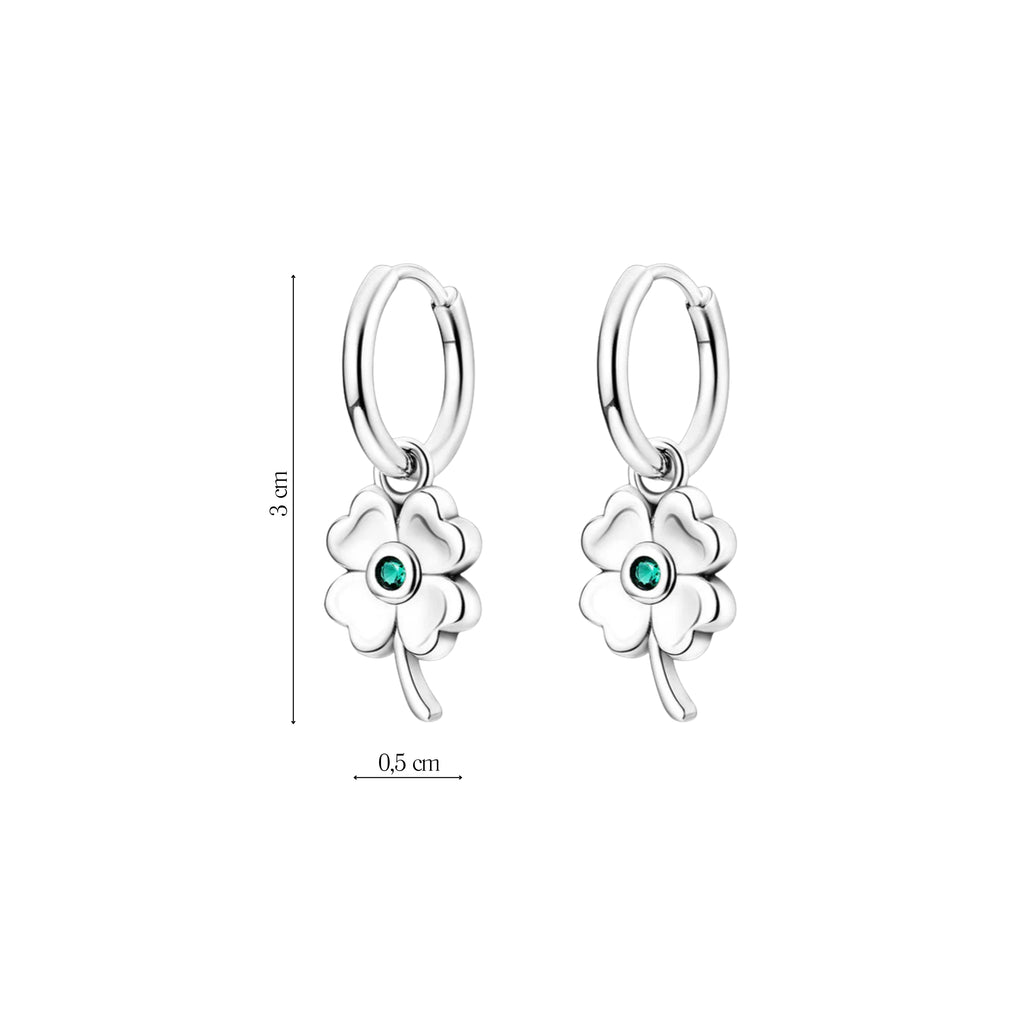 Coppia Di Orecchini_Argento 925 "QUADRIFOGLIO"