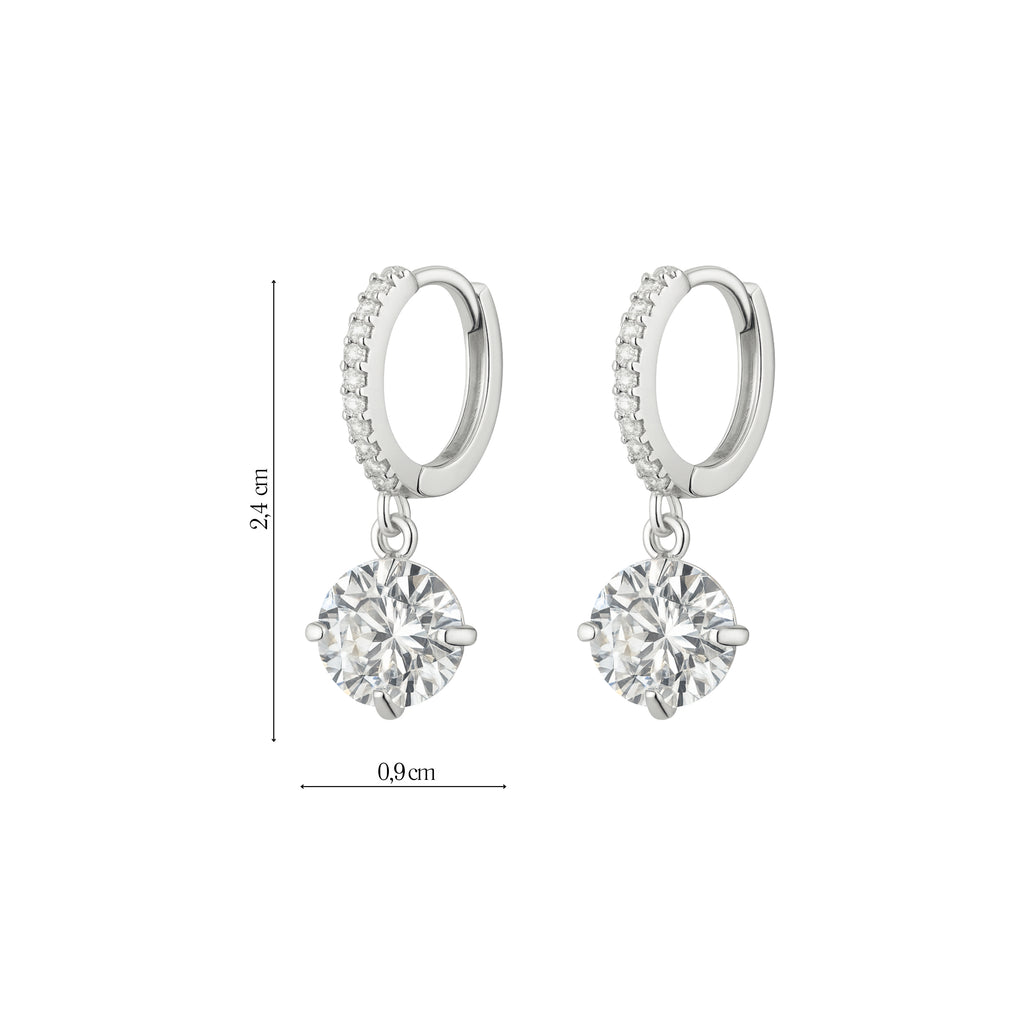 Coppia Di Orecchini_Argento 925 "PUNTO LUCE"