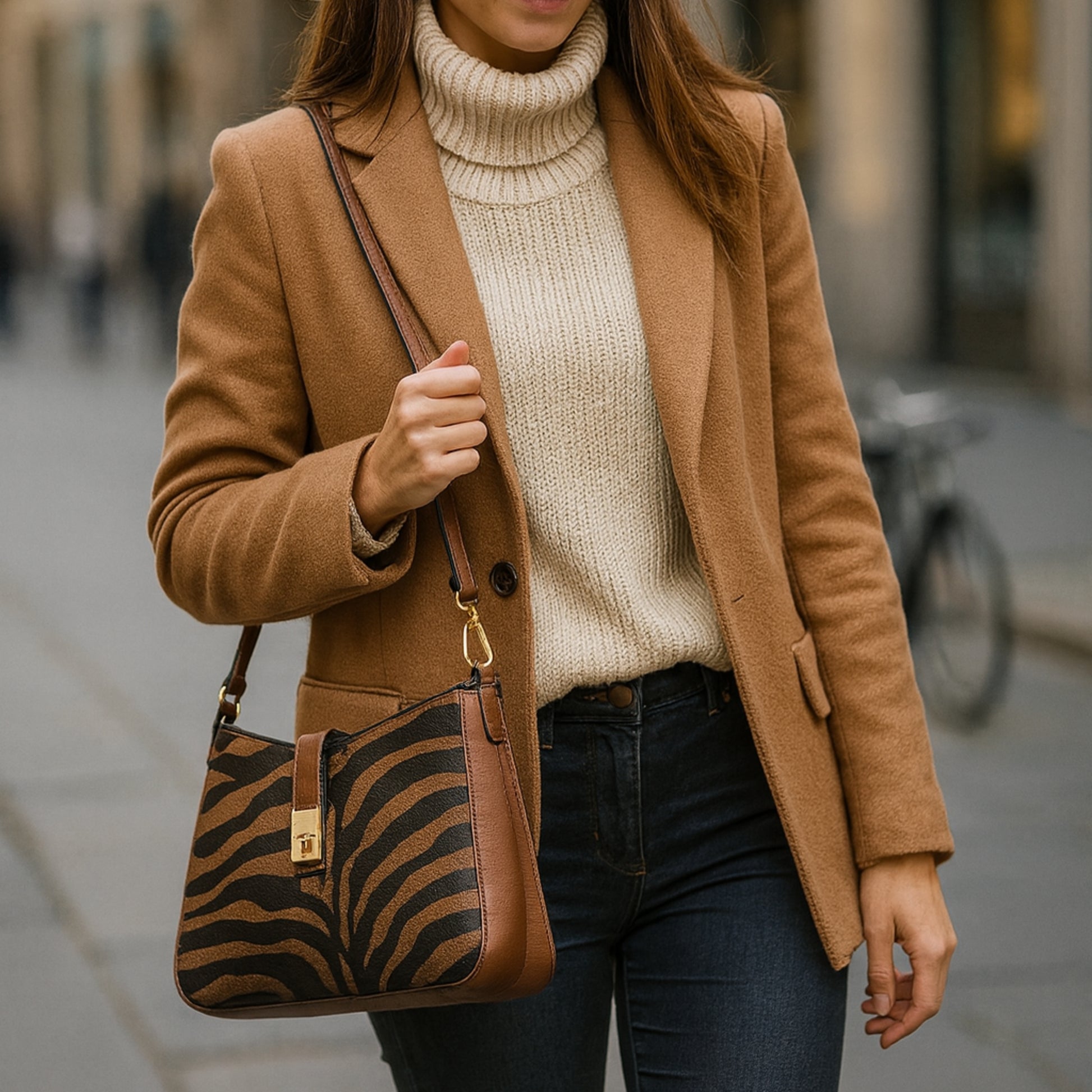 Borsa Mini Zebra - Verde Fashion