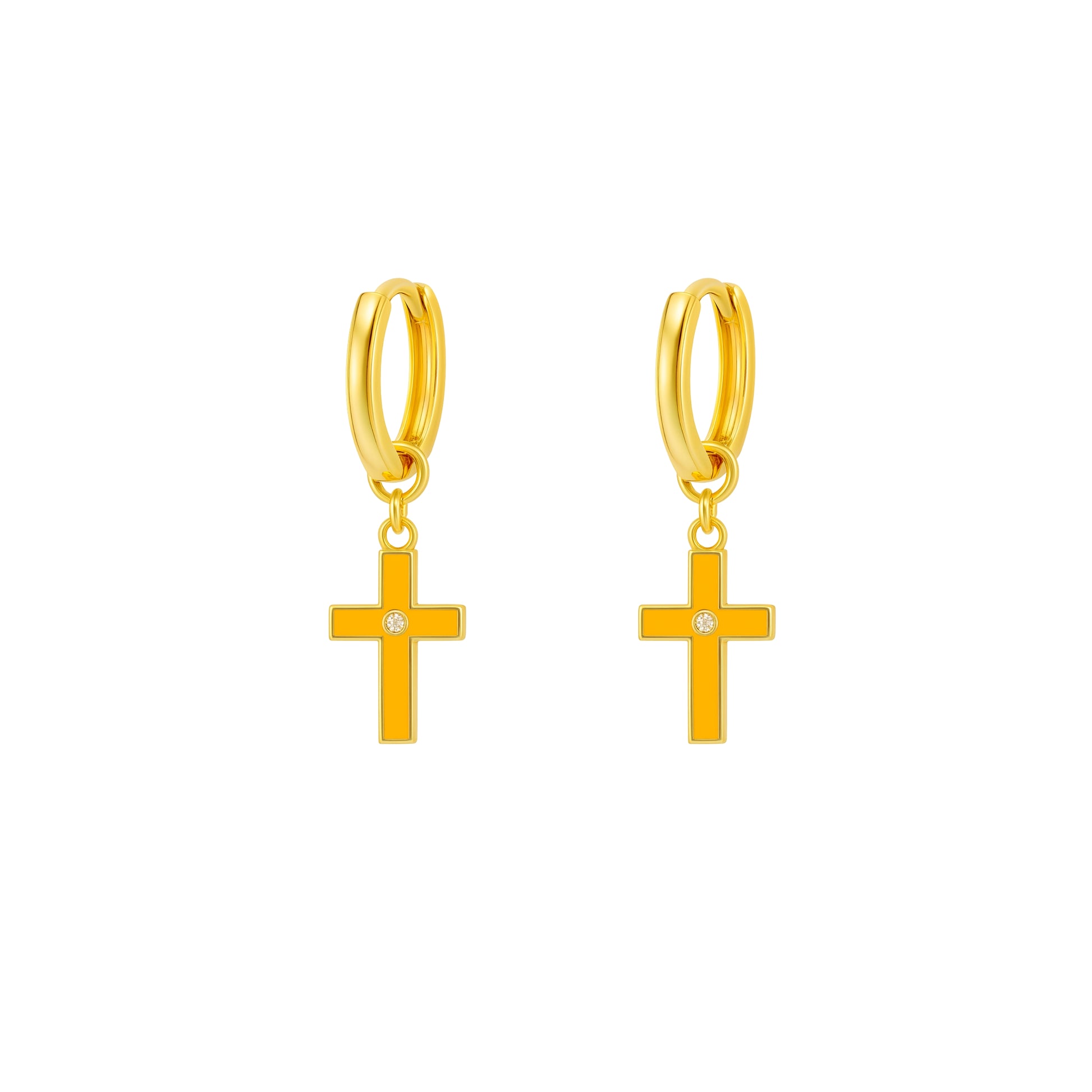 Coppia Di Orecchini_Argento 925 "CROCE"