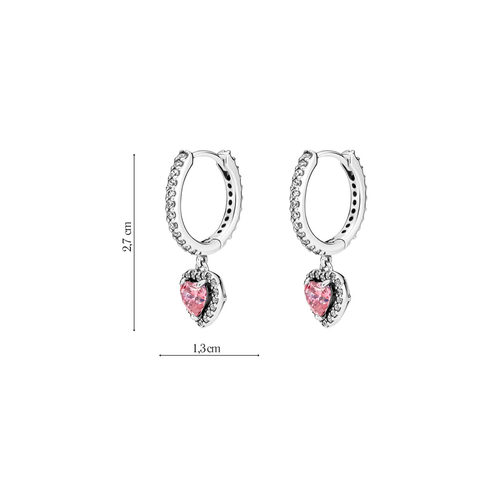 Coppia Di Orecchini_Argento 925 "CUORE"