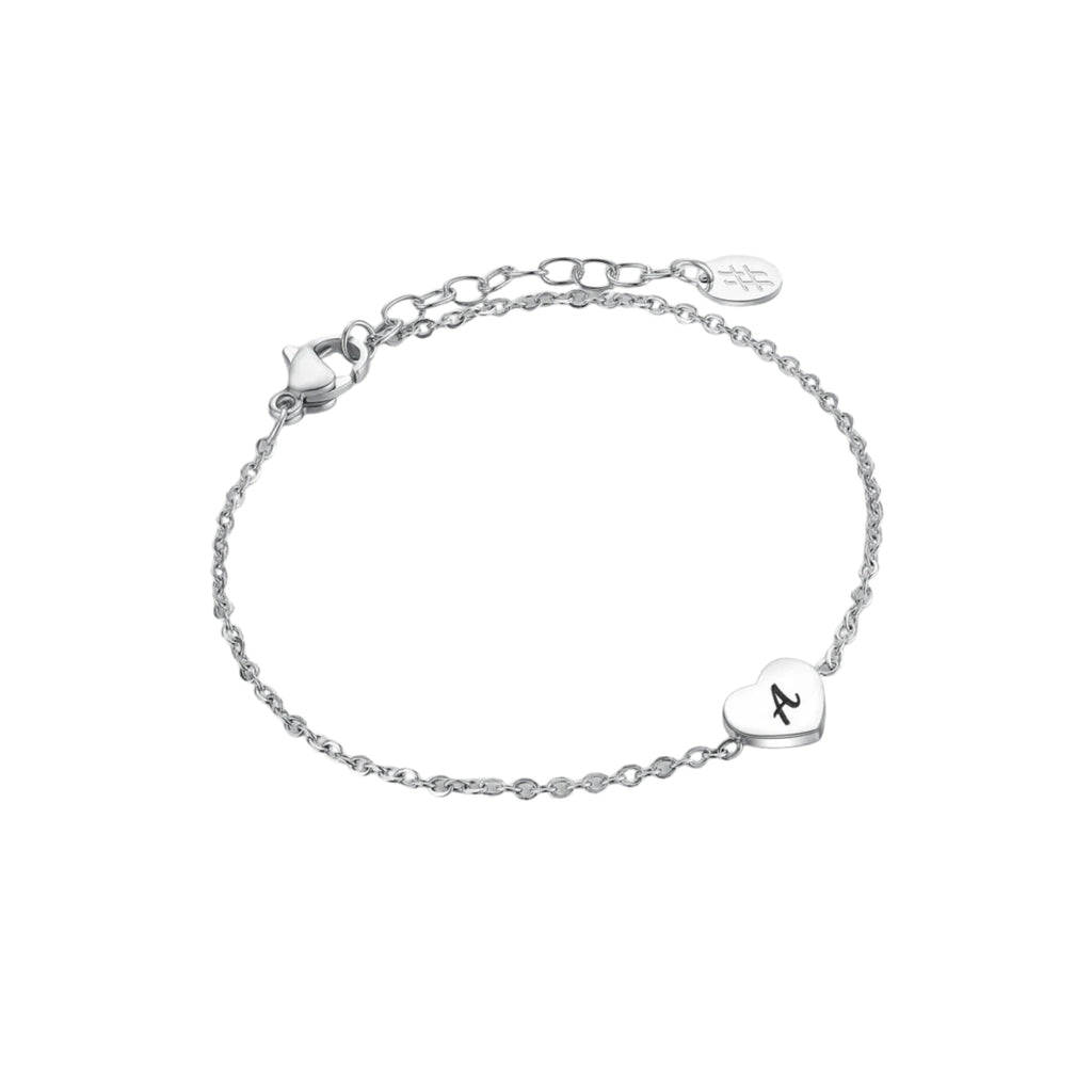 Bracciale Cuore Lettera Personal - Brand Gioielli