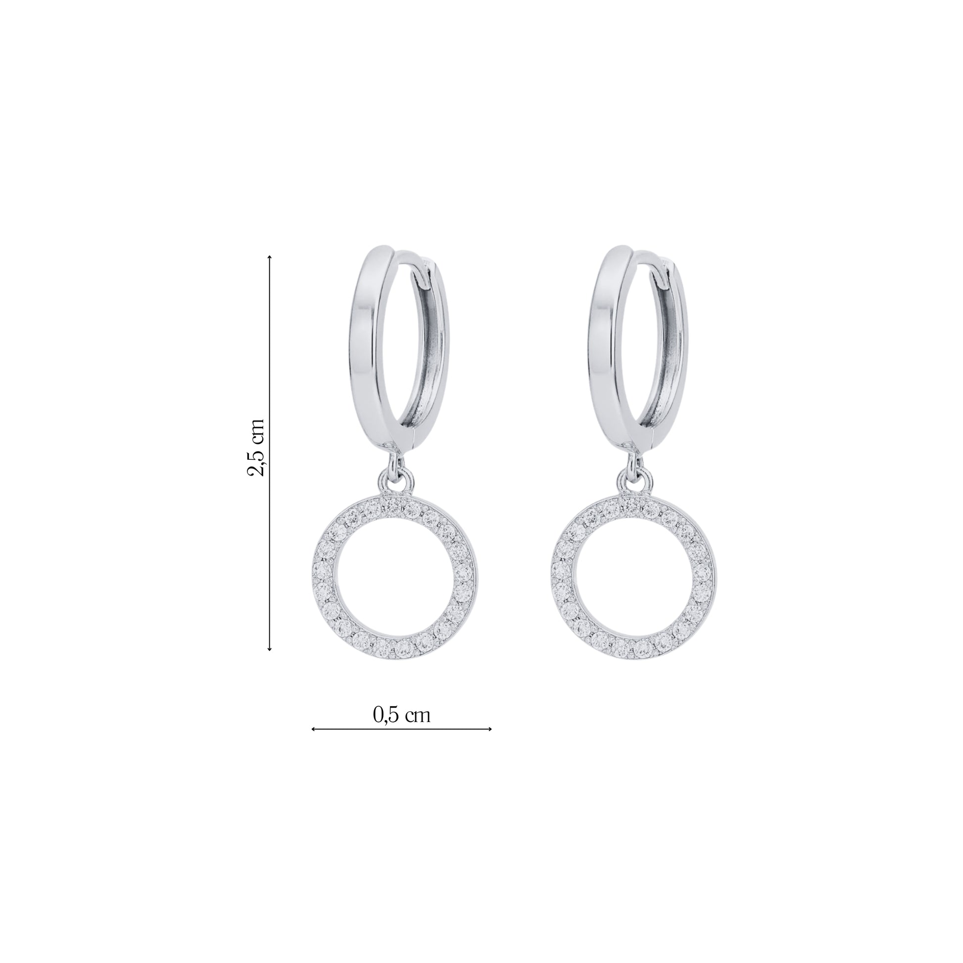 Coppia Di Orecchini_Argento 925 "CERCHIO"