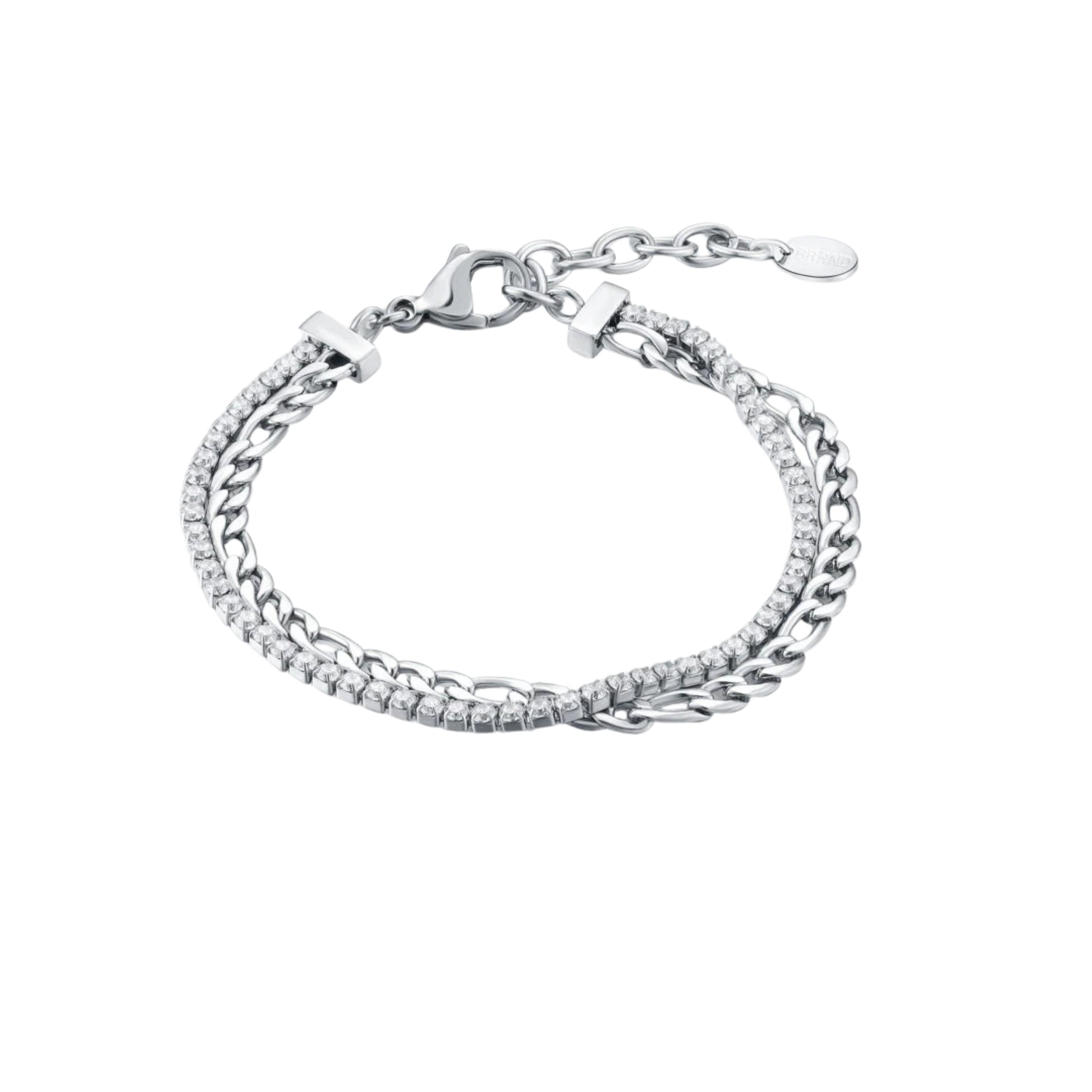 Bracciale Tennis con Catena Figaro - Brand Gioielli