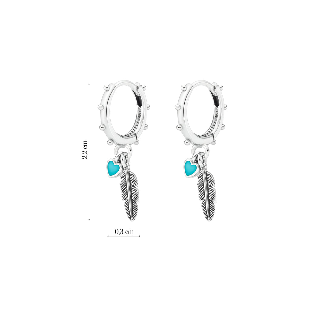 Coppia Di Orecchini_Argento 925 "PIUMA"