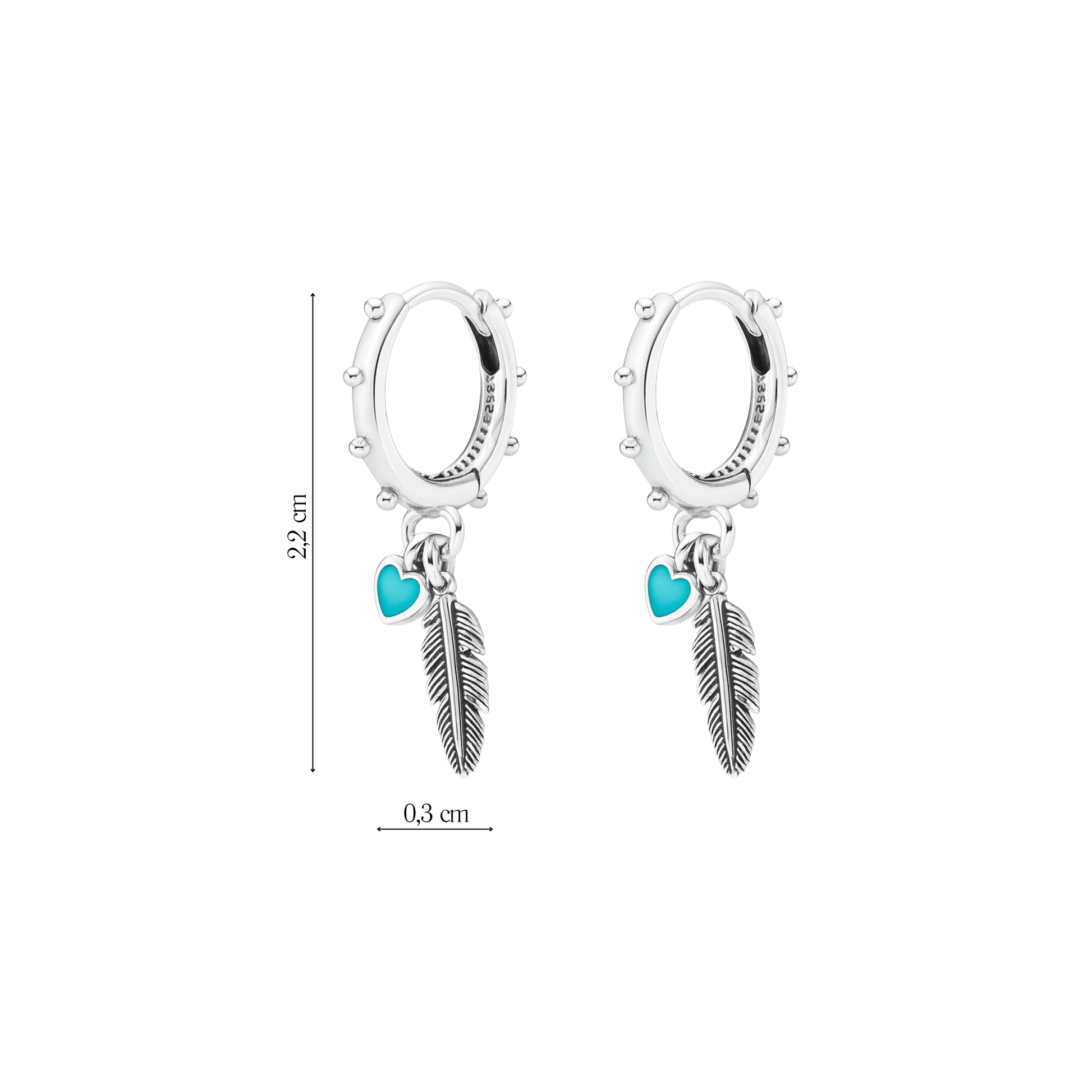 Coppia Di Orecchini_Argento 925 "PIUMA"