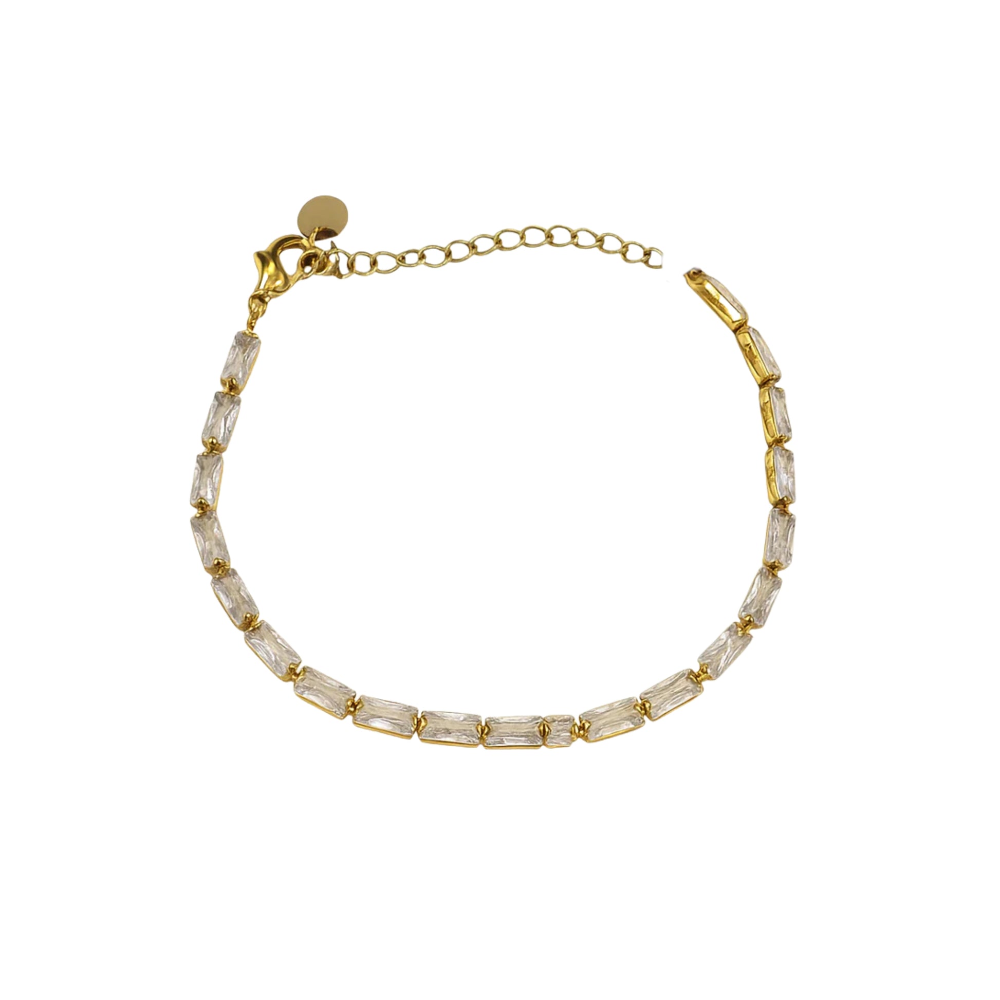 Bracciale Tennis Pietra Rettangolare - Les folies