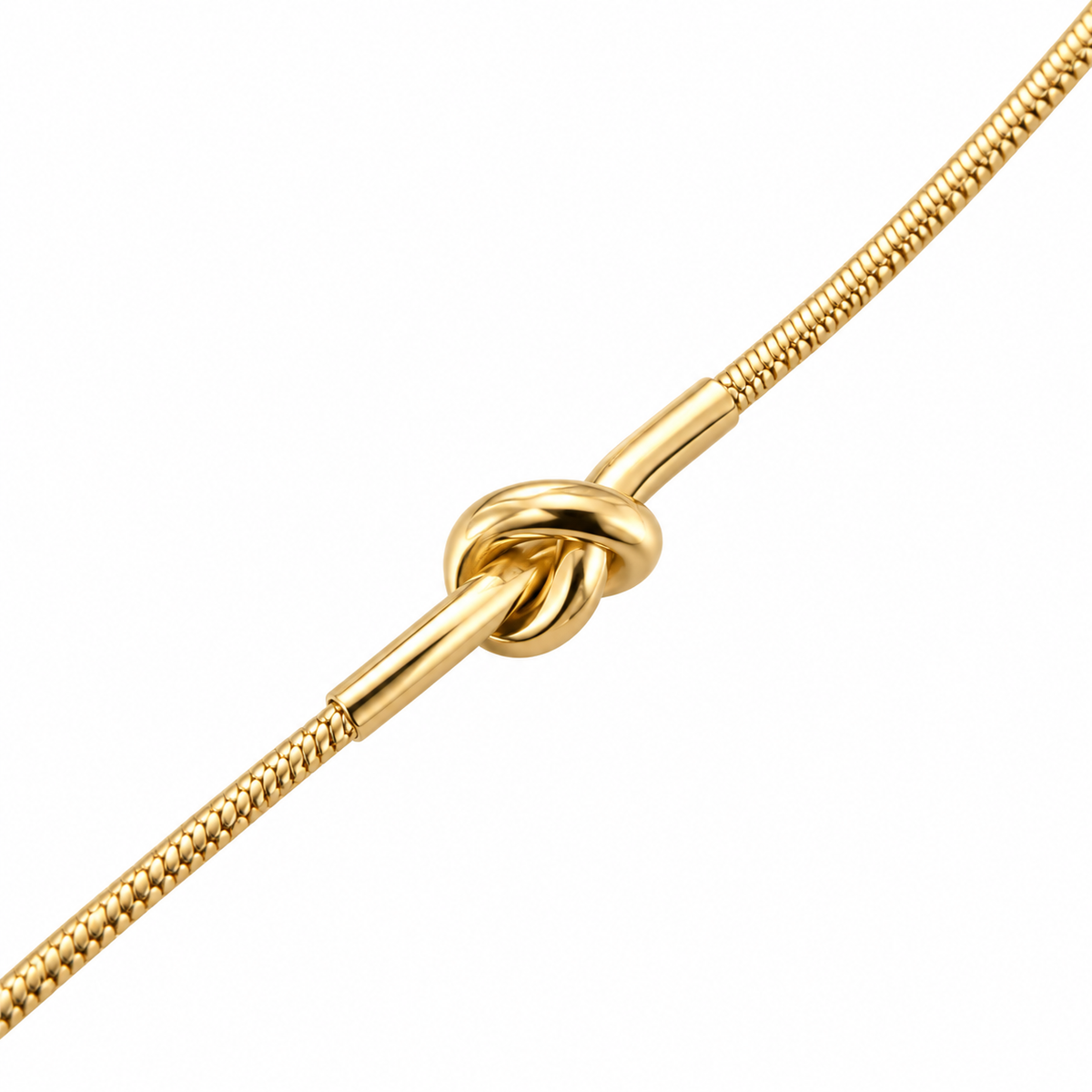 Bracciale Nodo Snake in Acciaio Inox