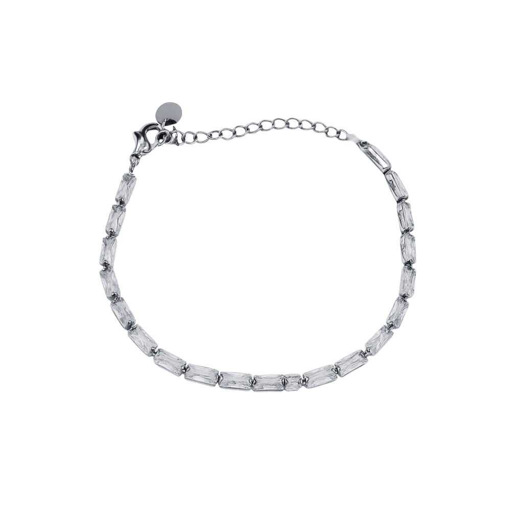 Bracciale Tennis Pietra Rettangolare - Les folies