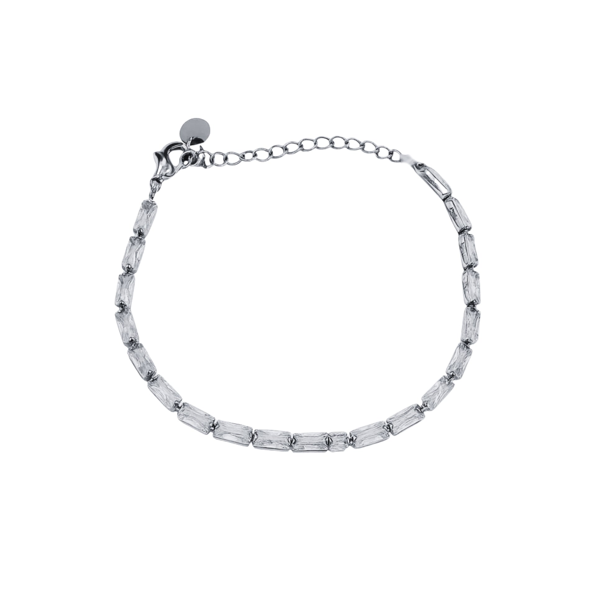 Bracciale Tennis Pietra Rettangolare - Les folies