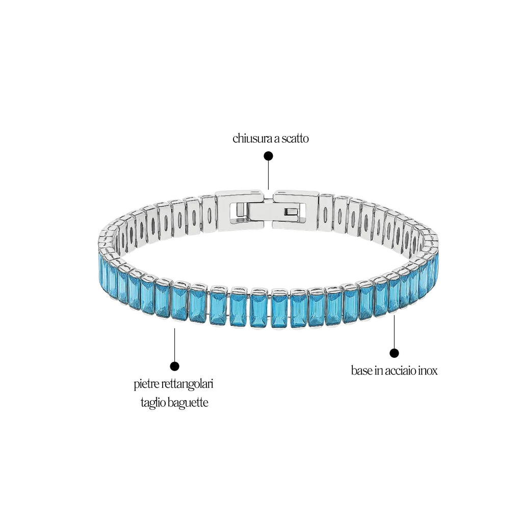 Bracciale Tennis Baguette - Les folies