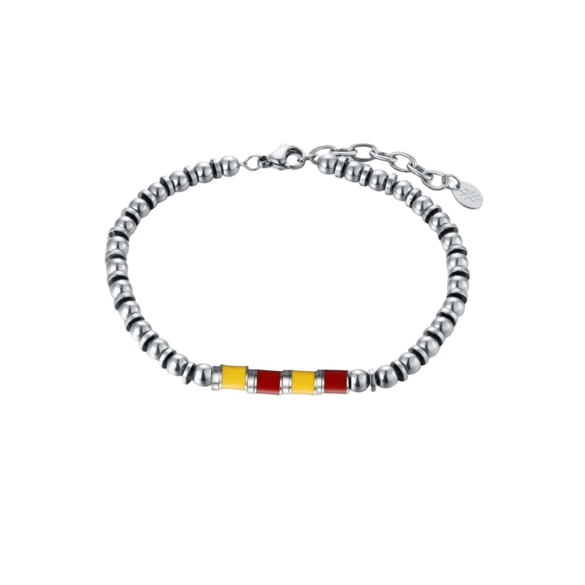 Bracciale Giallo Rosso Misura Uomo - Brand Gioielli