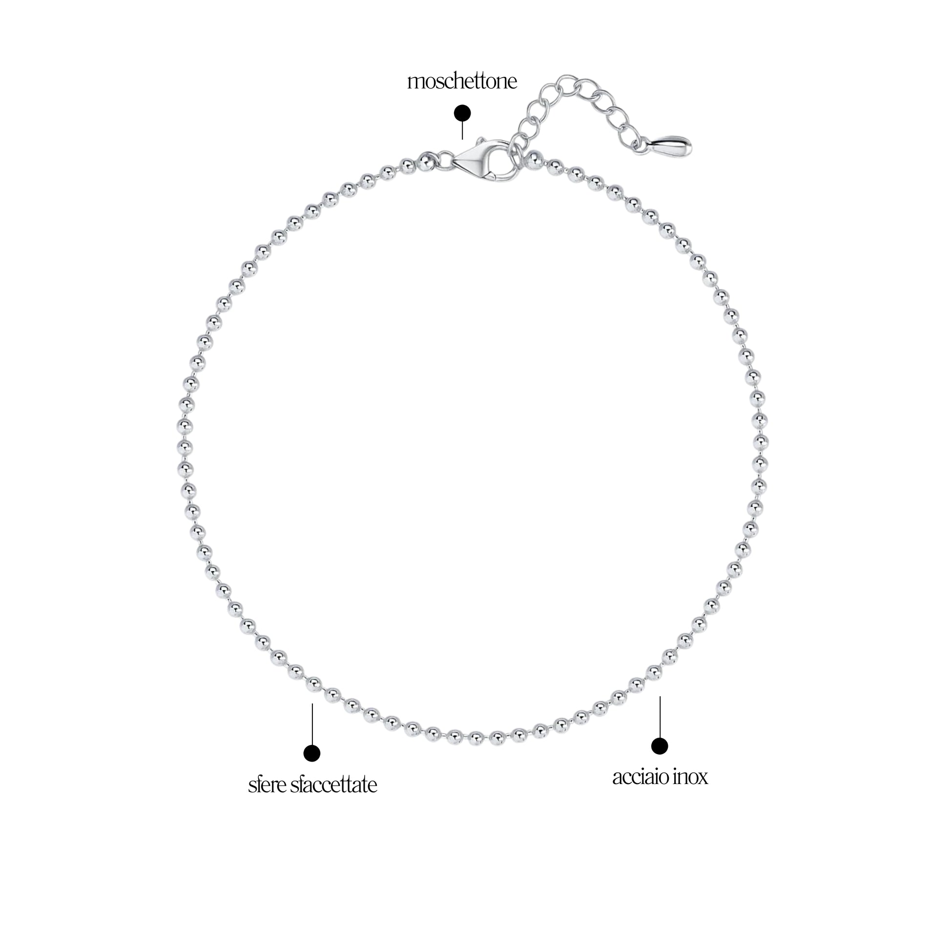 Collana Sfere Sfaccettate Personal - Brand Gioielli