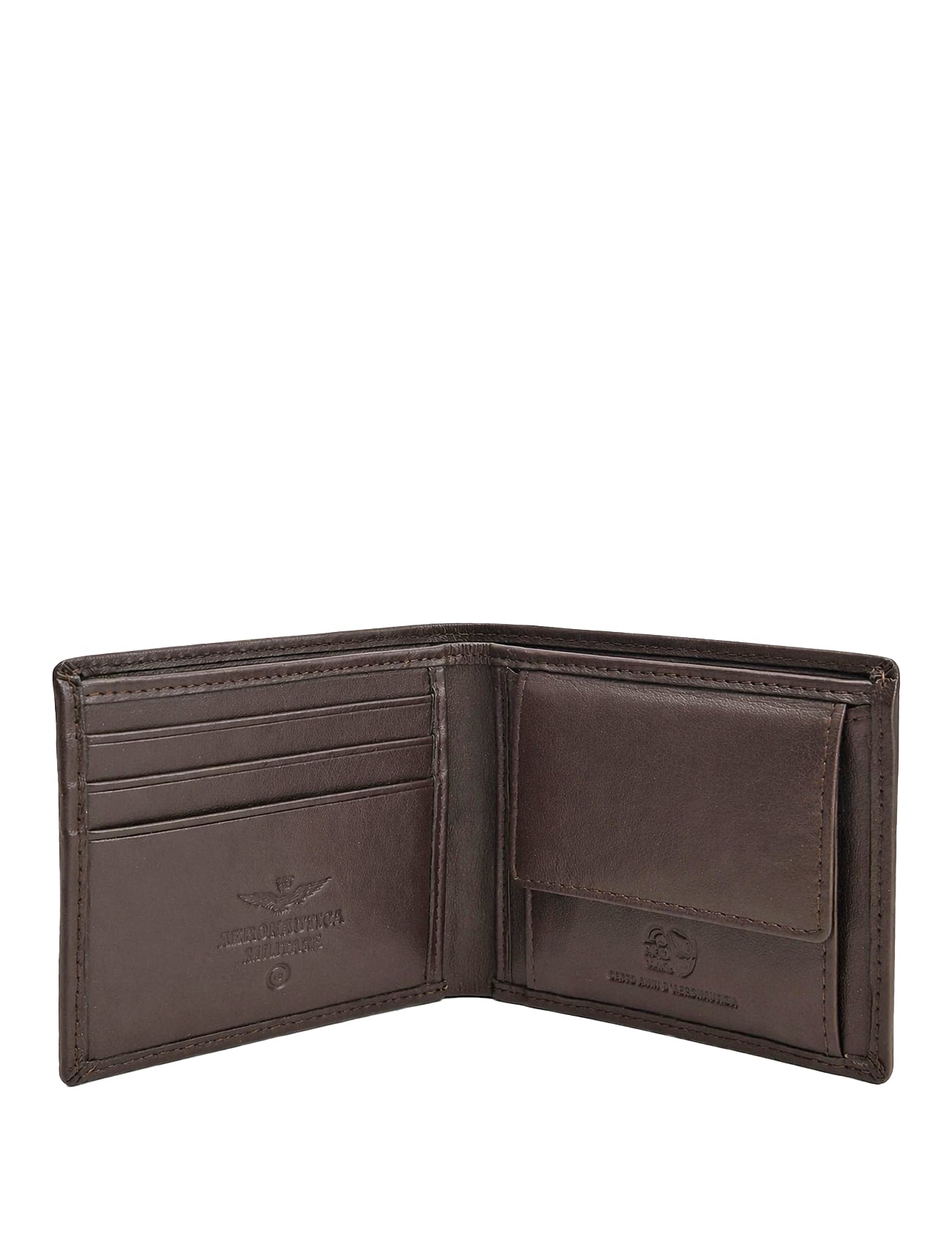 Portafoglio Aeronautica Militare AM253 New Plate in Vera Pelle