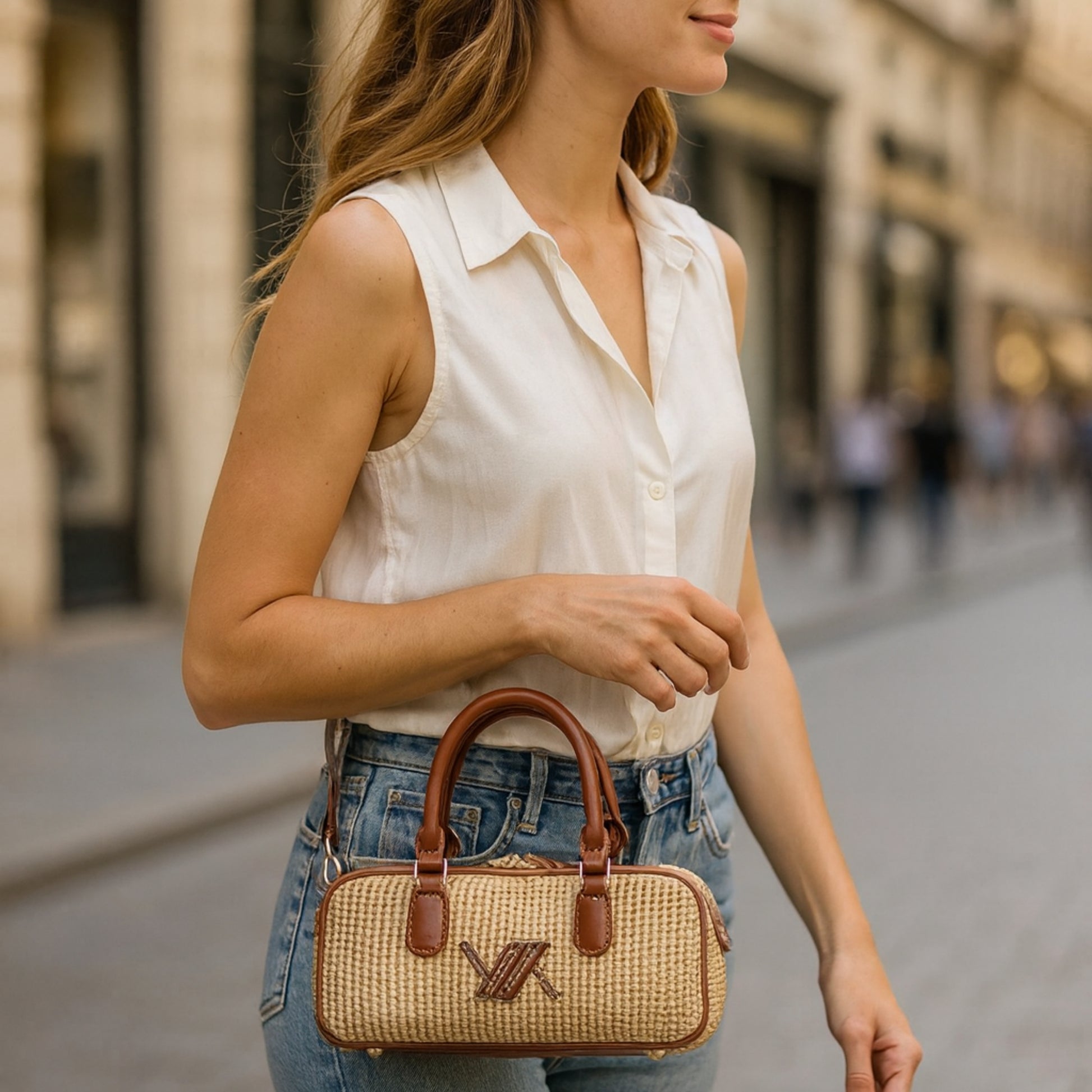 Borsa Baguette - Verde Fashion