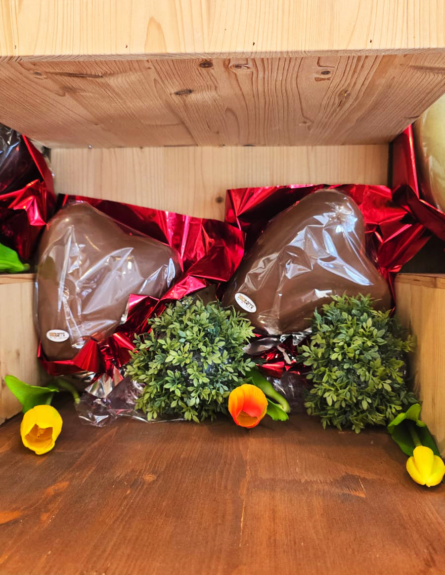 Cuore di Cioccolato al latte doppia sorpresa