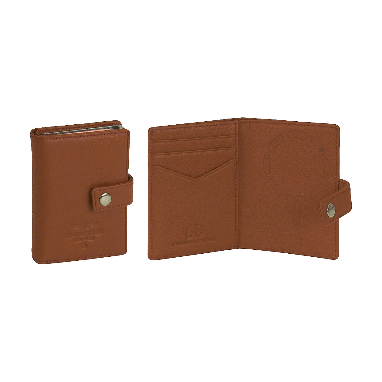 Cover Magnetica Portatessere Aeronautica Militare AM260 Mag Wallet in Vera Pelle