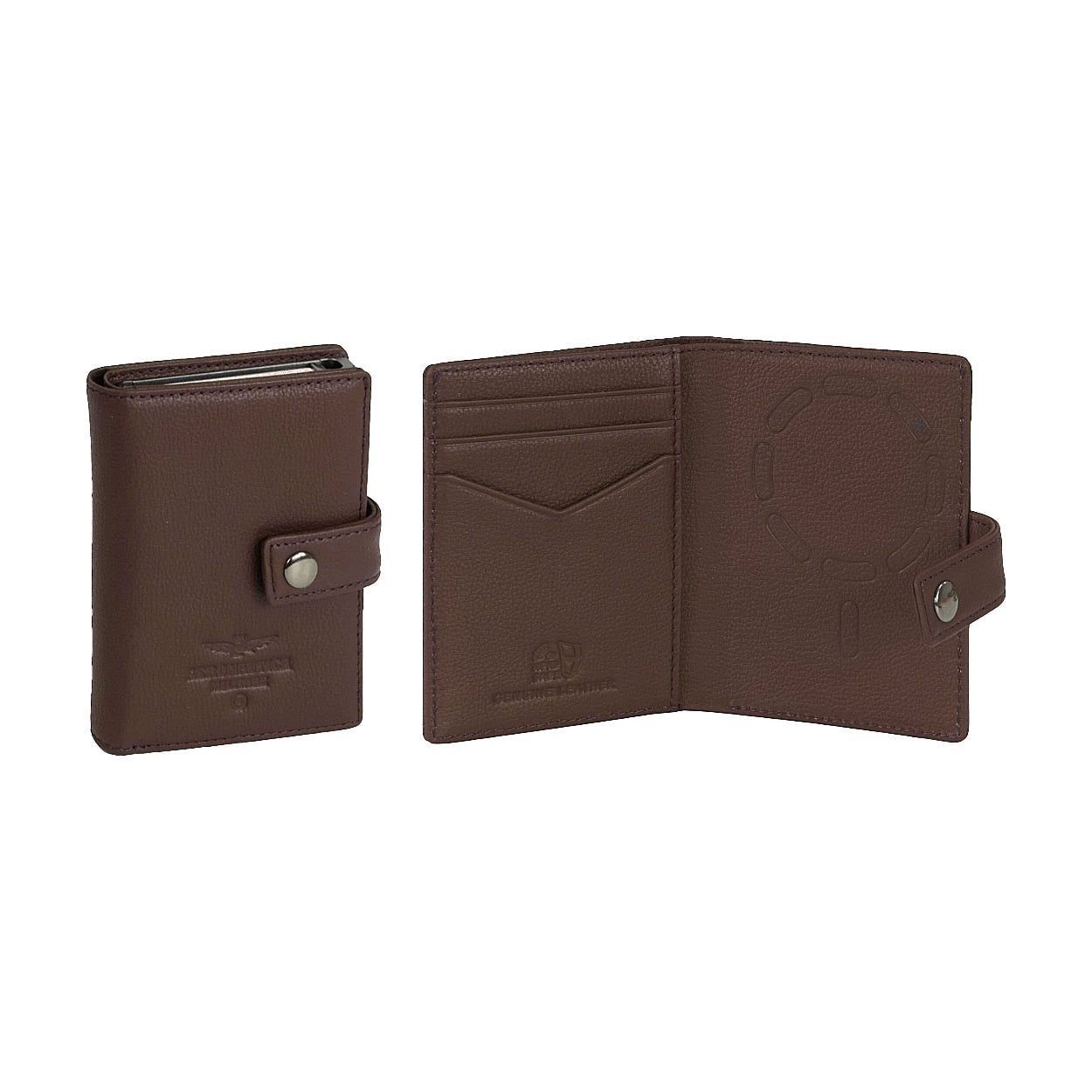 Cover Magnetica Portatessere Aeronautica Militare AM260 Mag Wallet in Vera Pelle