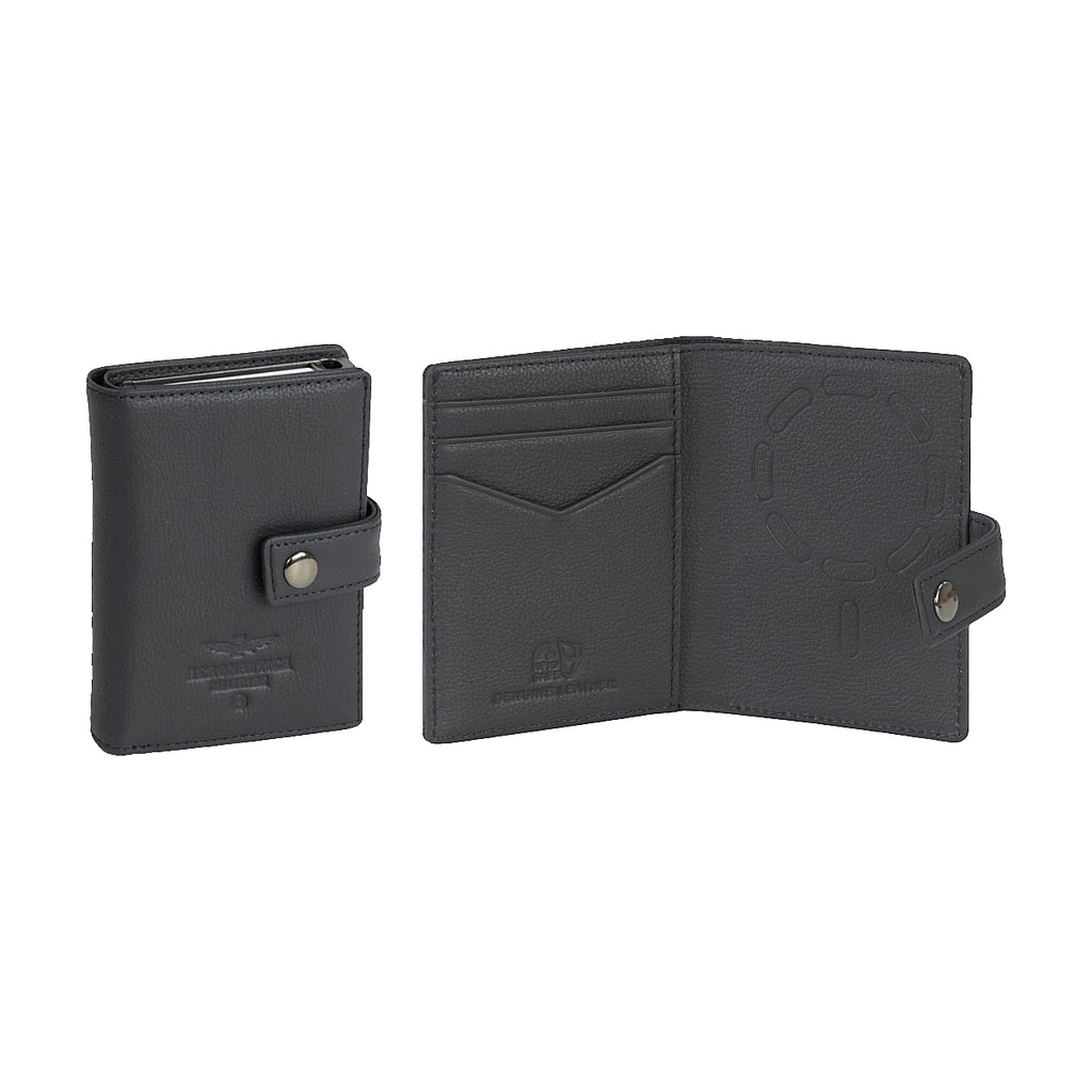 Cover Magnetica Portatessere Aeronautica Militare AM260 Mag Wallet in Vera Pelle