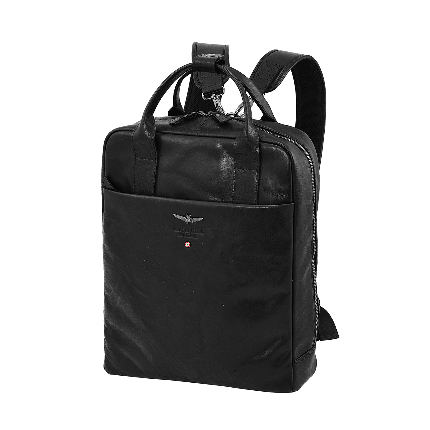 Zaino Porta PC Aeronautica Militare AM352 Vintage in Vera Pelle