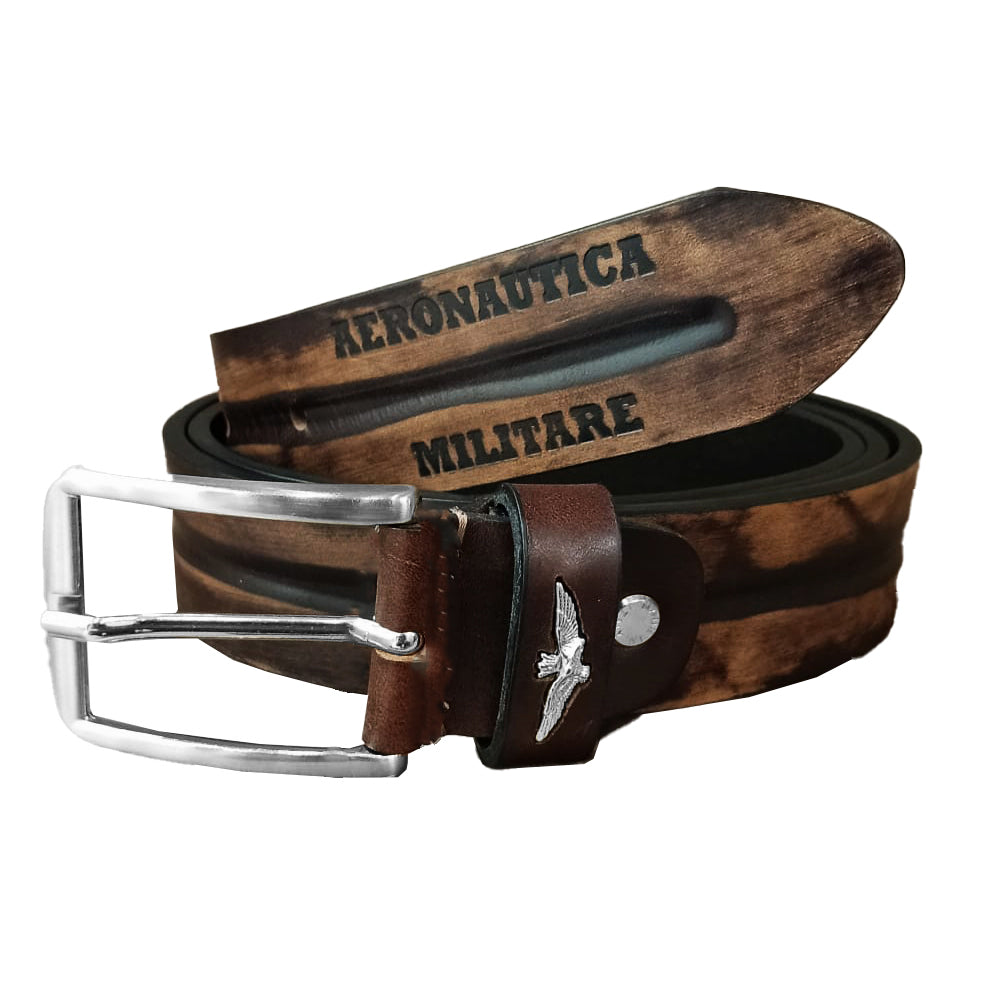 Cintura Uomo in Vera Pelle AM421 - Aeronautica Militare