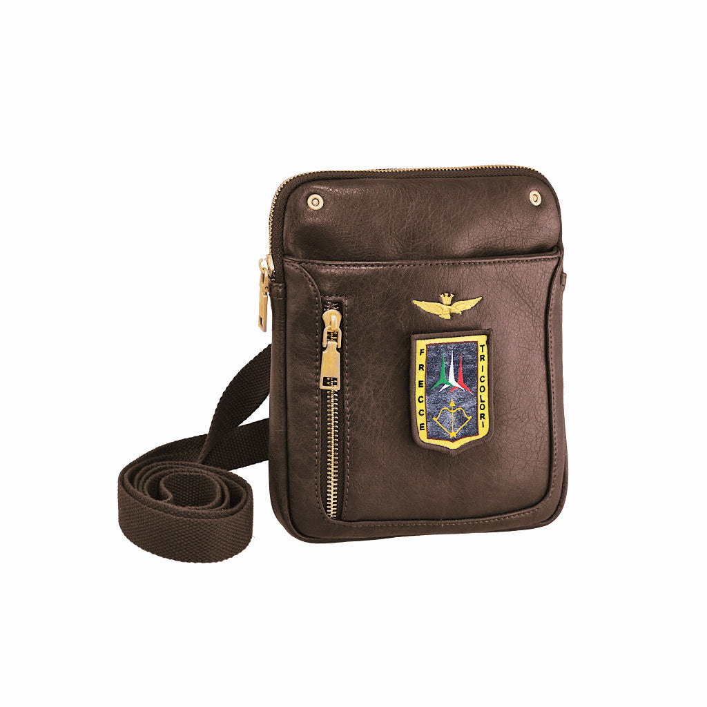 Tracolla Piccola Aeronautica Militare AM470 Pilot in ecopelle