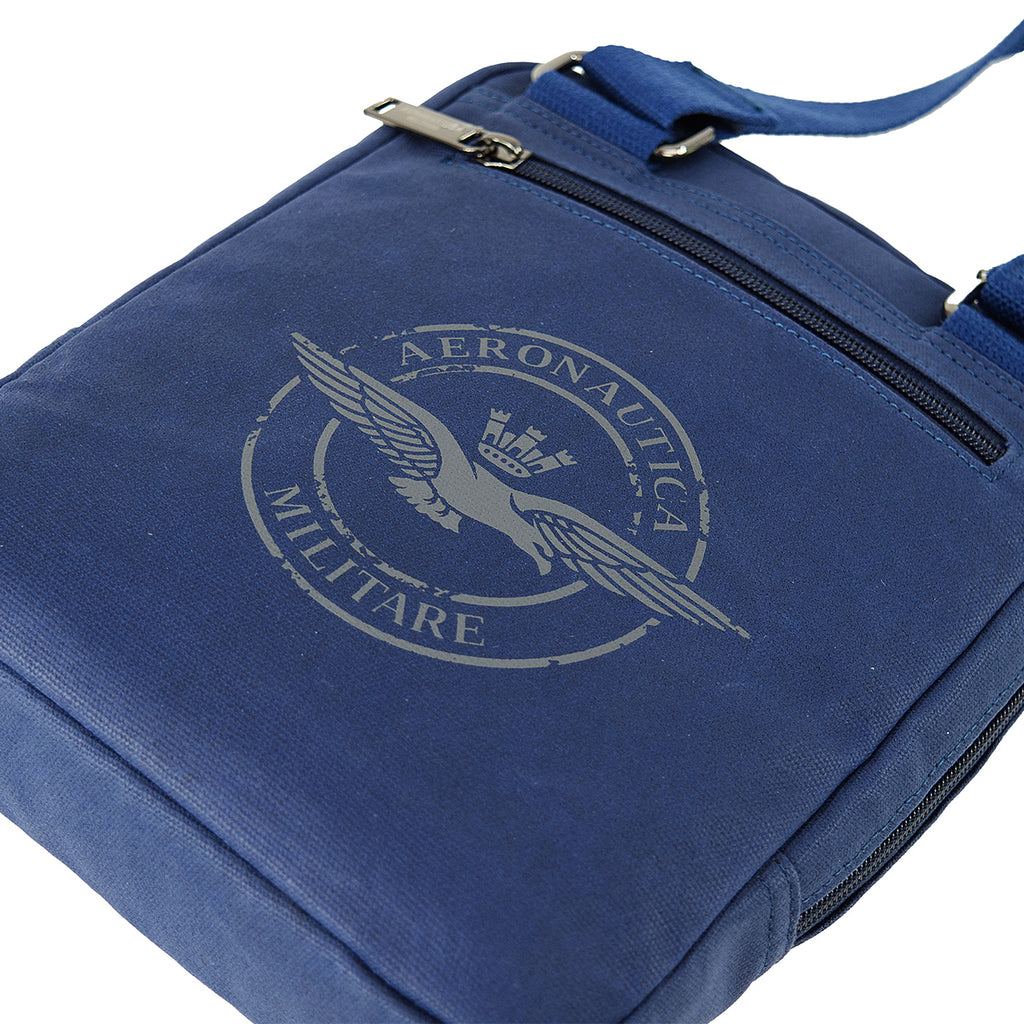 Tracolla Porta Tablet in Canvas Aeronautica Militare AM542 New City
