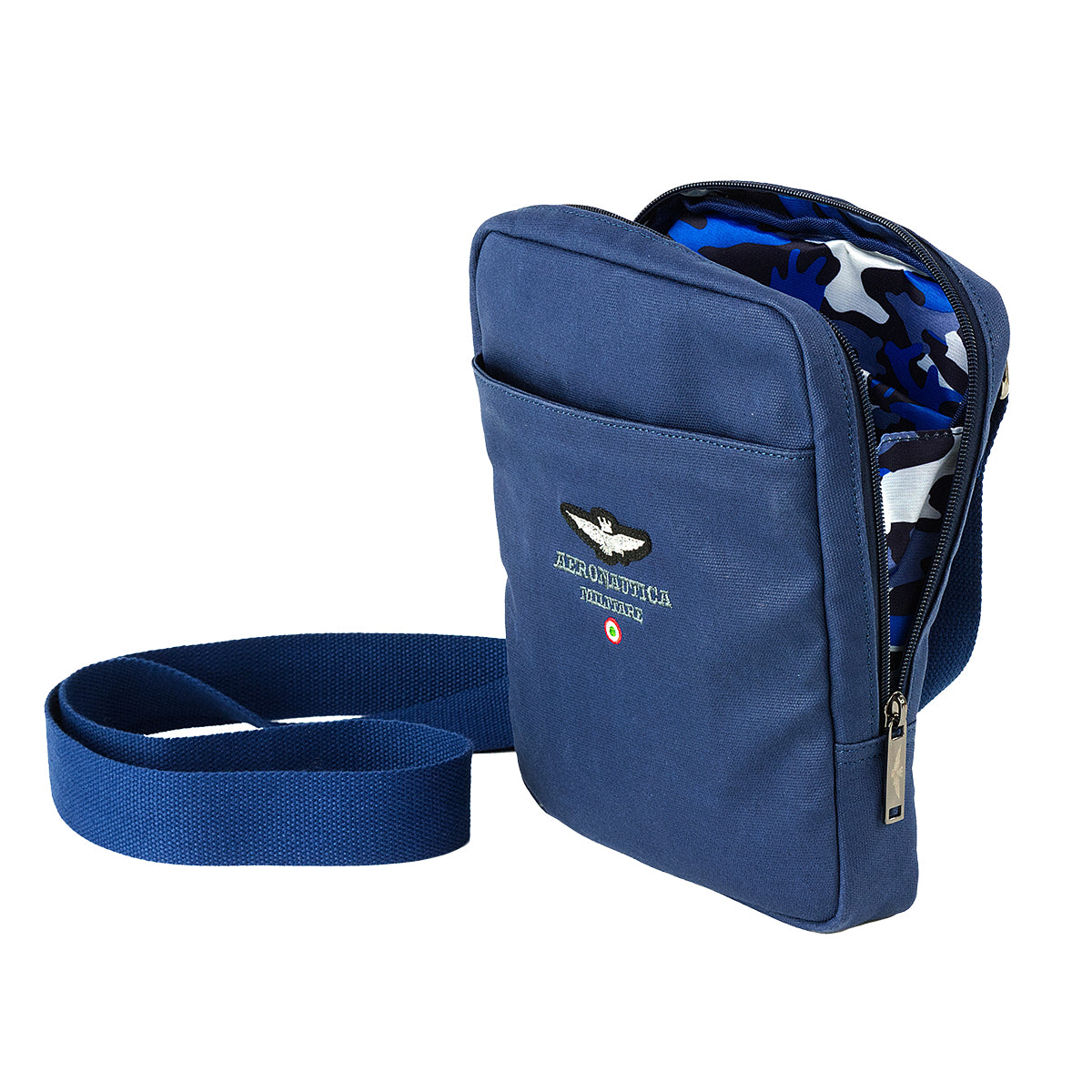Tracolla Porta Tablet in Canvas Aeronautica Militare AM542 New City