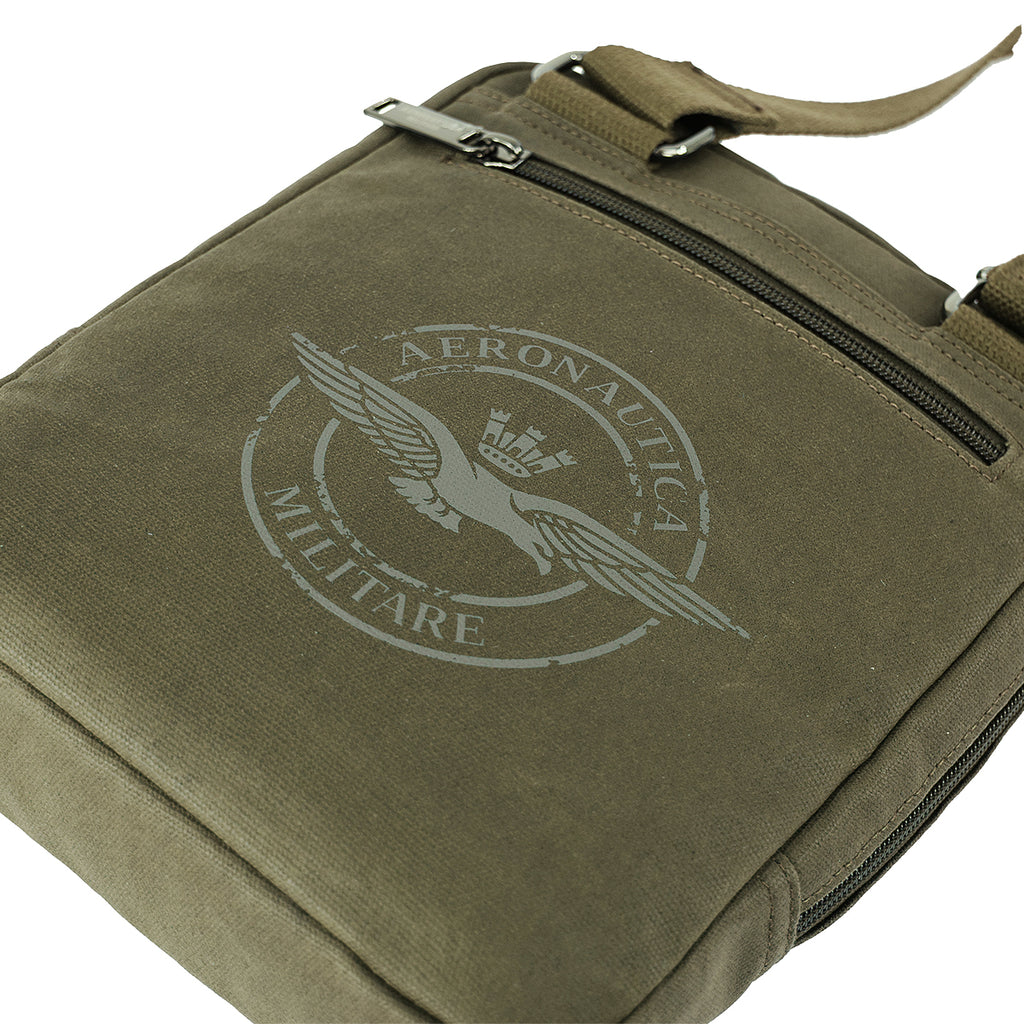 Tracolla Porta Tablet in Canvas Aeronautica Militare AM542 New City