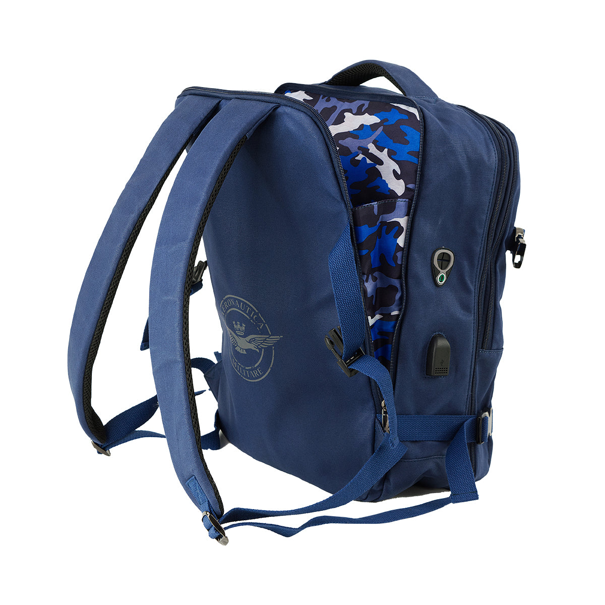Zaino Porta PC in Canvas Aeronautica Militare AM543 New City