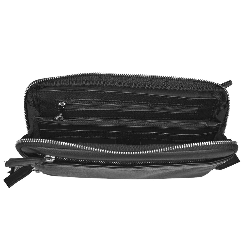 Pochette Aeronautica Militare AM571 Air-Tech in Vera Pelle