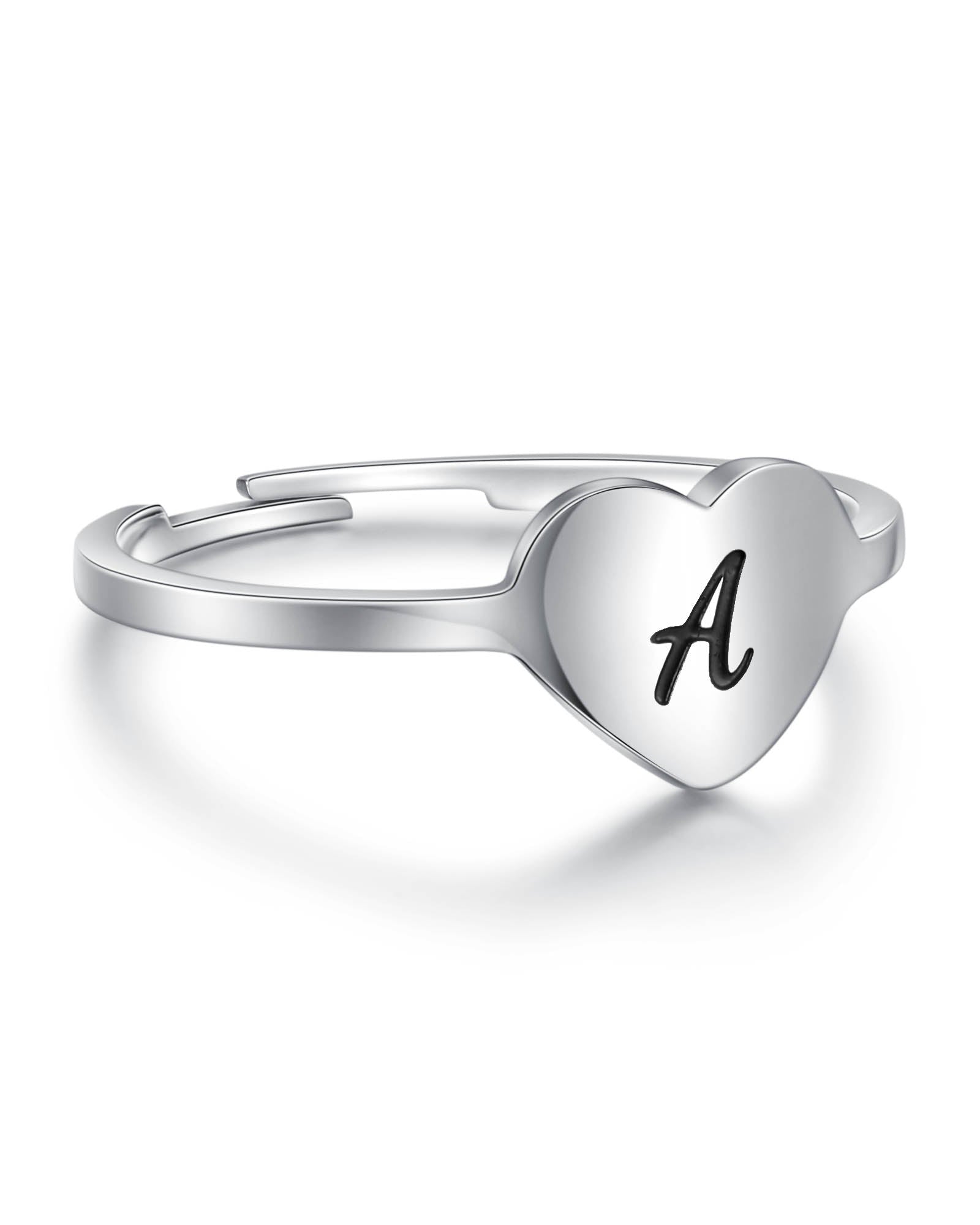 Anello Cuore Lettera