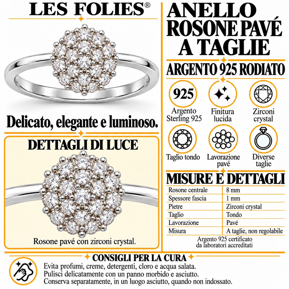 Verstelbare ring met hart van 925 zilver