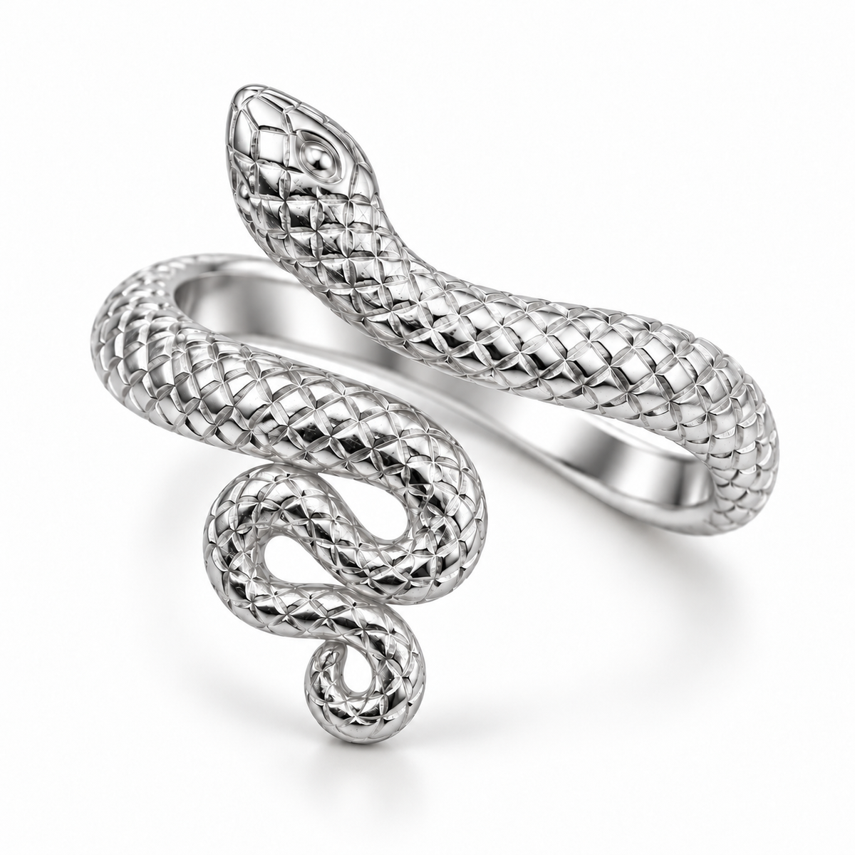Verstelbare ring met hart van 925 zilver